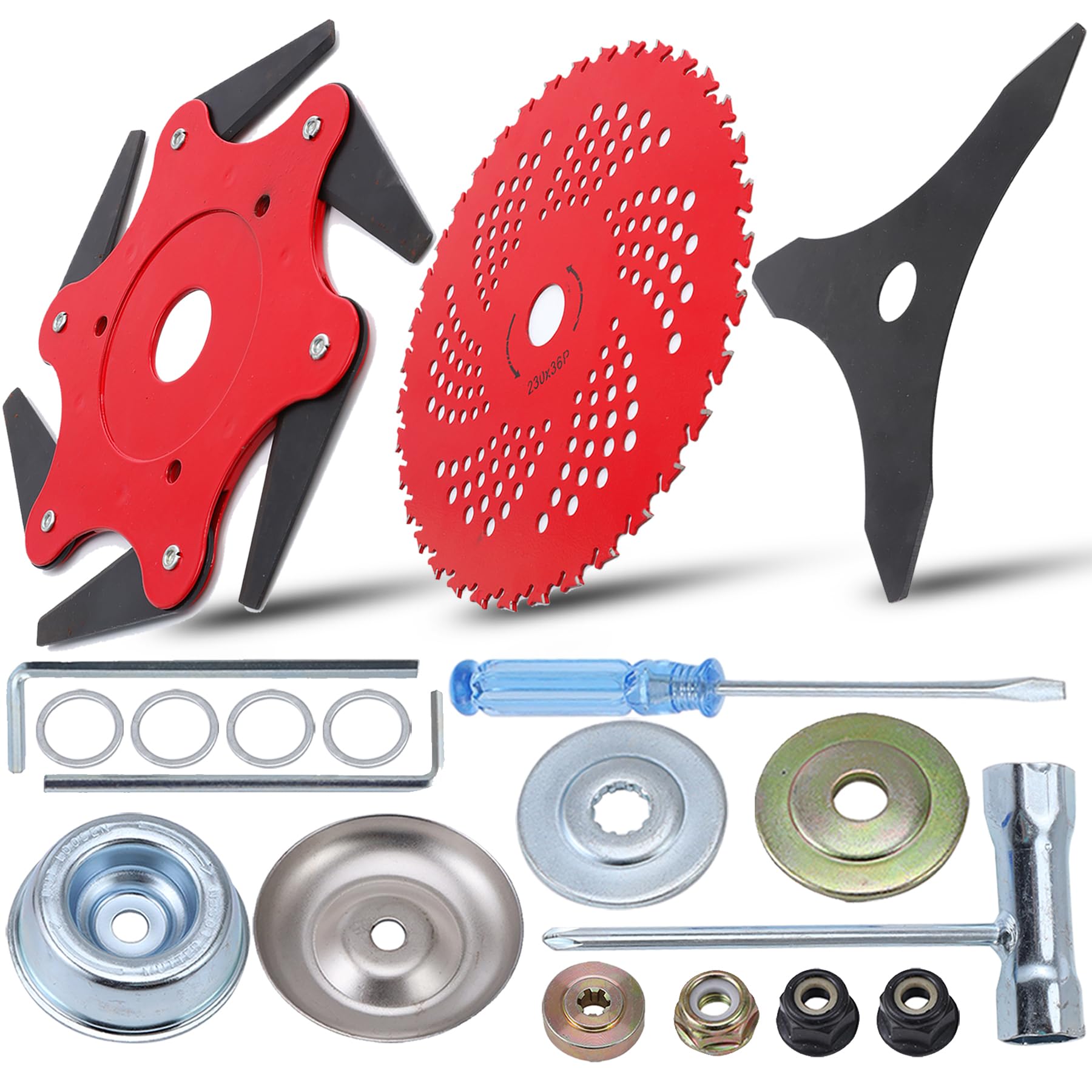 6 Steel 65Mn Razor Trimmer Head with 9