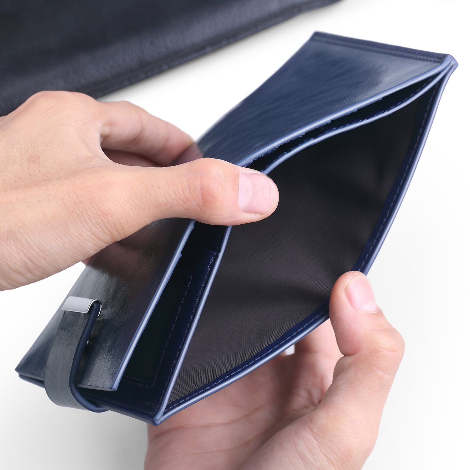 Huztencor Women's Leather RFID Blocking Credit Card Holder Wallet - Slim Card Case Purse for Everyday Use, Travel & Business (Gift Idea)