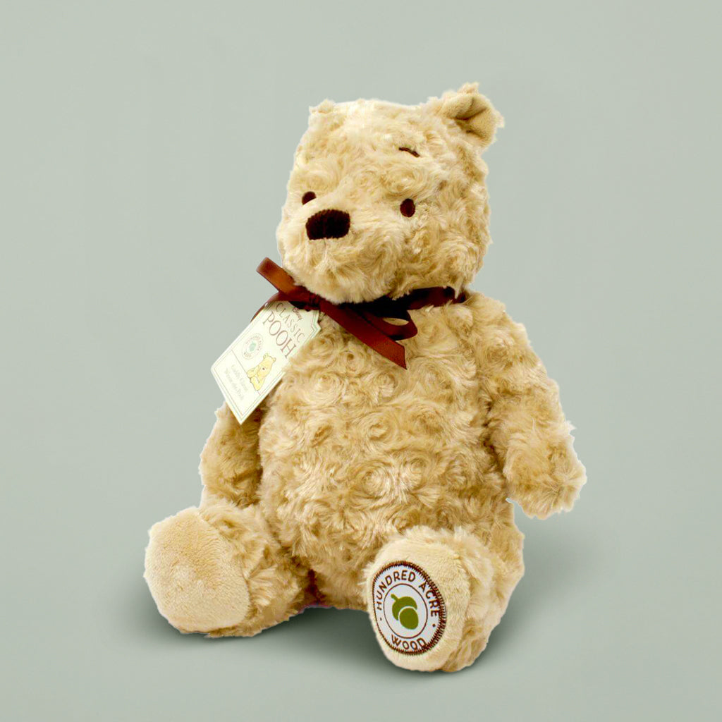 Winnie the Pooh Plush Stuffed Animal with Storybook & Personalized Fleece Blanket Gift Set - Perfect for Baby Showers, Birthdays & Nursery Decor