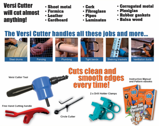 Versi Cutter - Premium Stainless Steel Utility Knife with Safety Lock for Home, Office & Crafting | Perfect for Cutting Boxes, Paper, Cardboard & DIY Projects