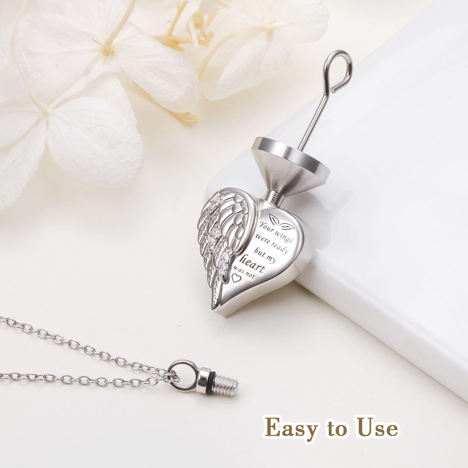 925 Sterling Silver Celtic Urn Necklace for Women - Butterfly, Tree of Life, Angel Wings, Irish Claddagh & Guitar Memorial Jewelry | Ashes Keepsake, Loss Remembrance Gift for Easter, Day of the Dead & Special Occasions