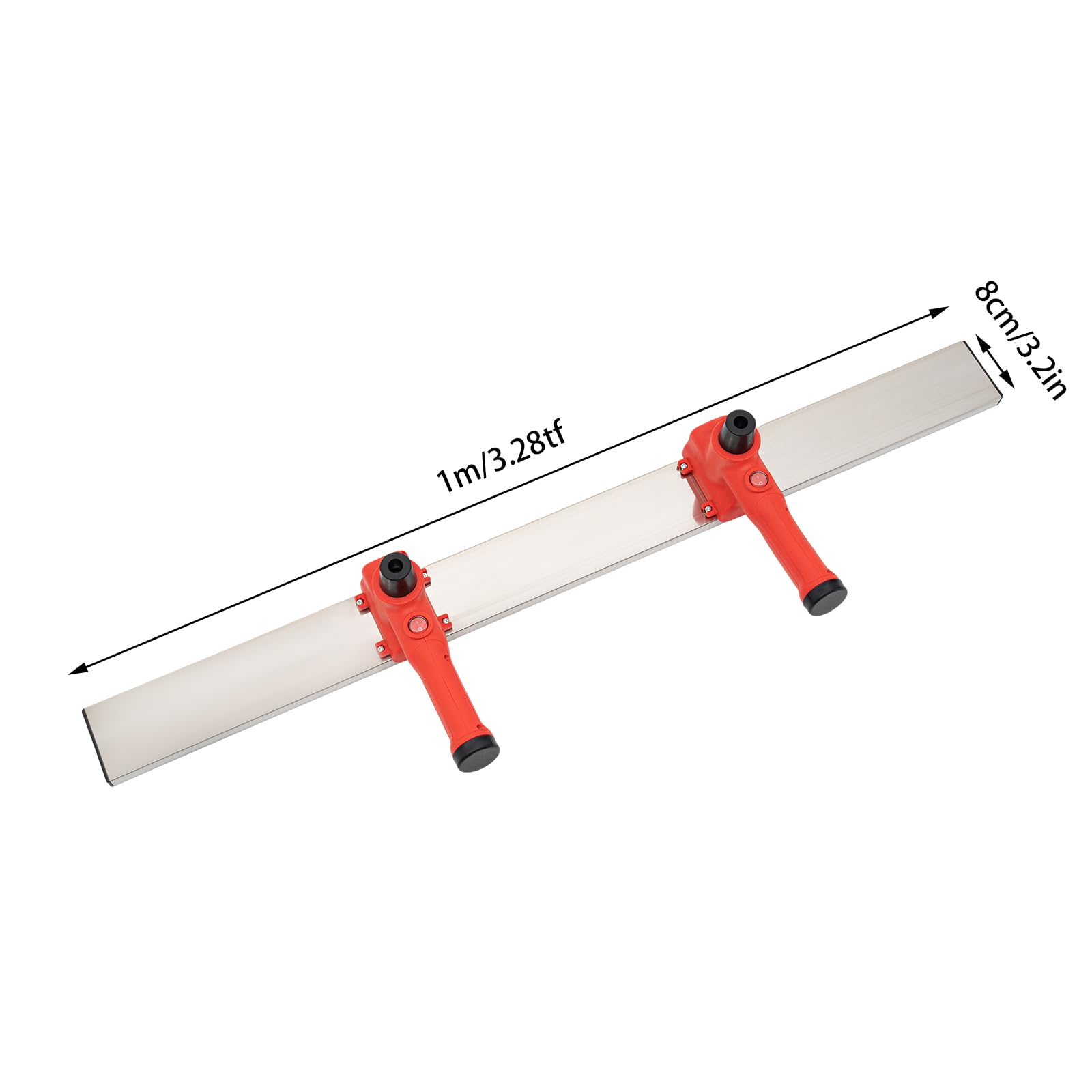 Electric Concrete Vibrator - Professional Power Screed Finishing Tool for Smooth Concrete Floors | Perfect for Driveways, Patios & Construction Projects