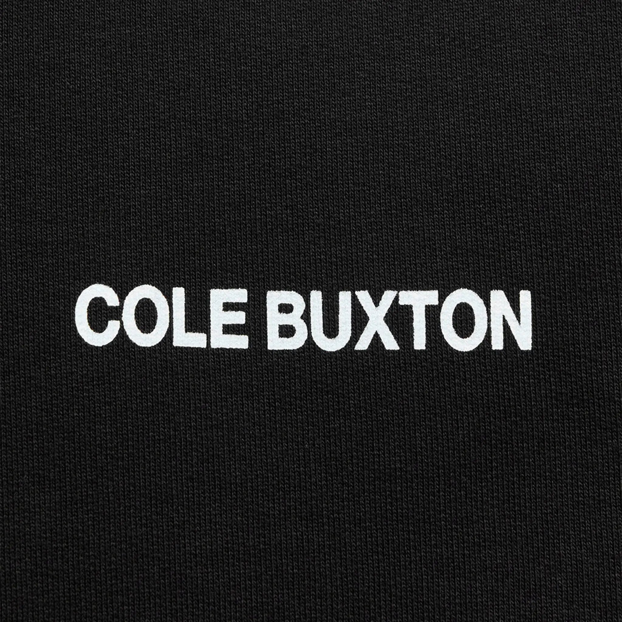 Cole Buxton CB Sportswear Black Hoodie for Men - Premium Cotton Pullover Sweatshirt with Kangaroo Pocket | Gym, Streetwear & Casual Outfit Essential