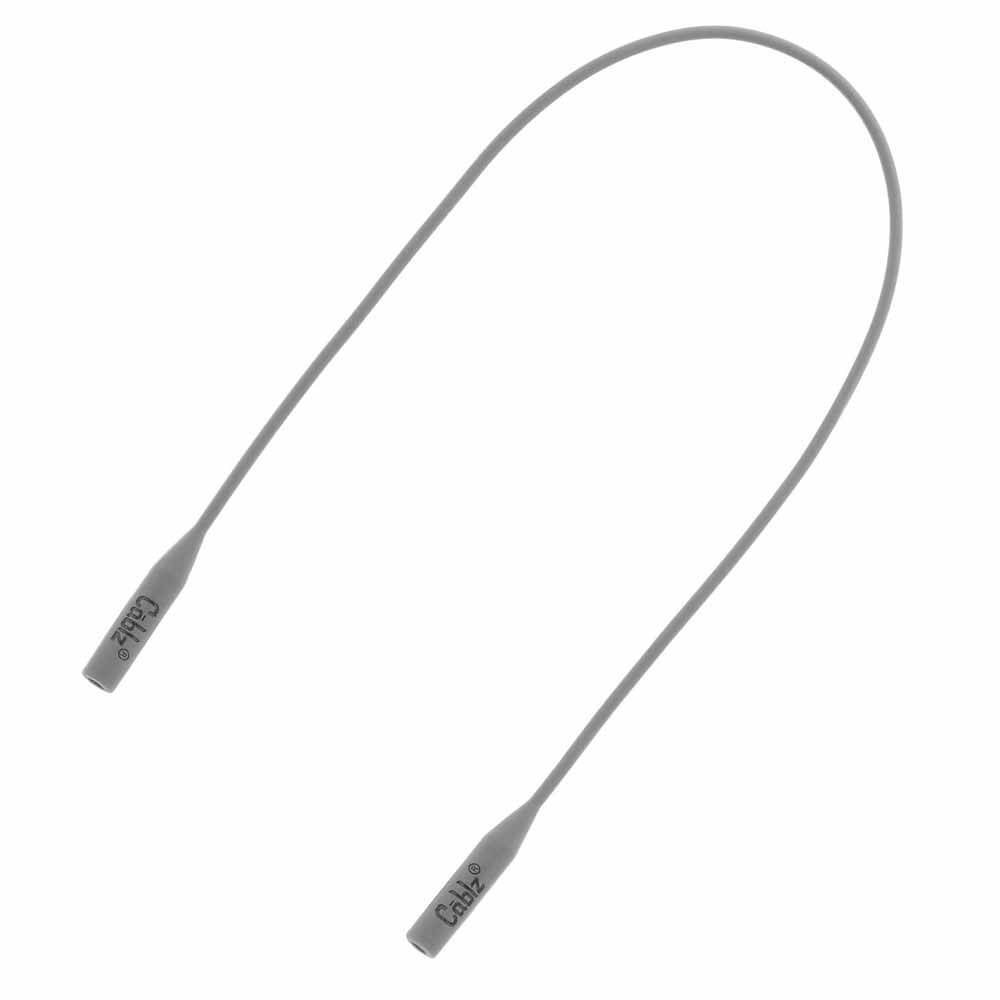 Cablz Silicone Eyewear Retainer 16 Inch Grey - Secure Sports Glasses & Sunglasses for Running, Cycling, and Outdoor Activities