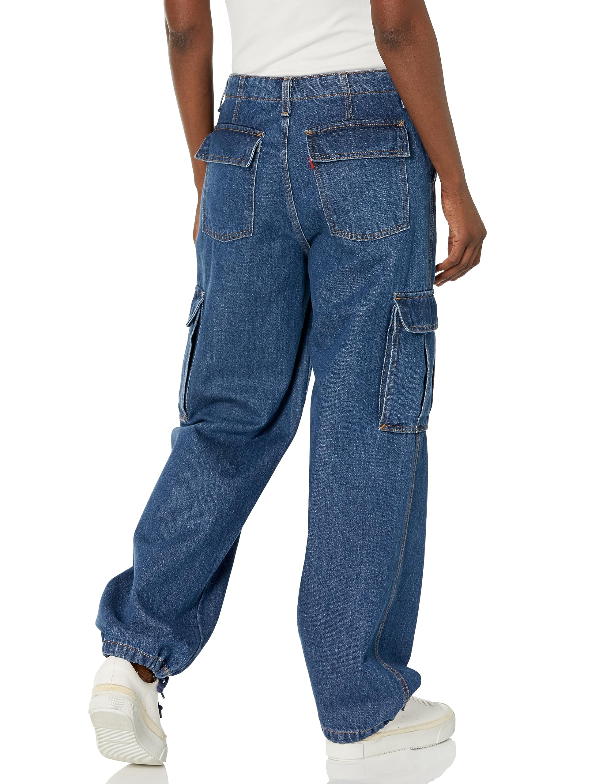 Levi's Women's '94 Baggy Cargo Jeans - High Waist Loose Fit Denim Pants with Pockets | Casual Streetwear & Outdoor Activities