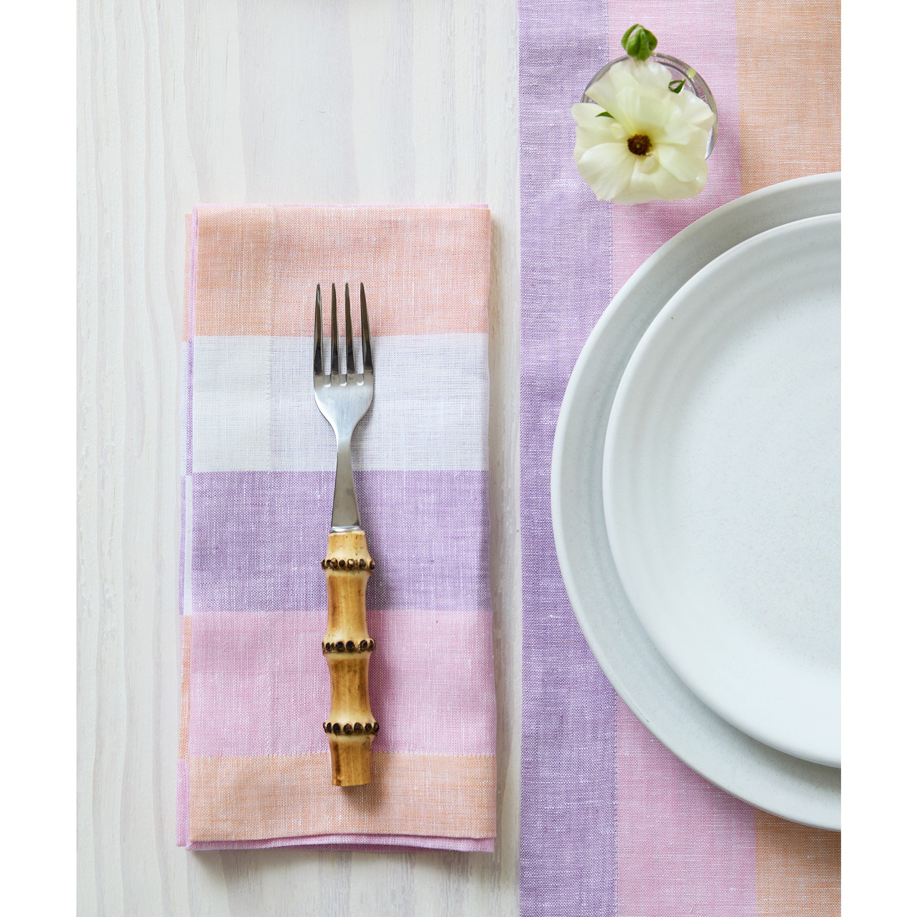 Premium Gelato Stripe Napkins - Set of 4 for Elegant Dining, Parties & Home Decor | Soft & Absorbent Paper Napkins for Weddings, Dinner Parties & Special Occasions