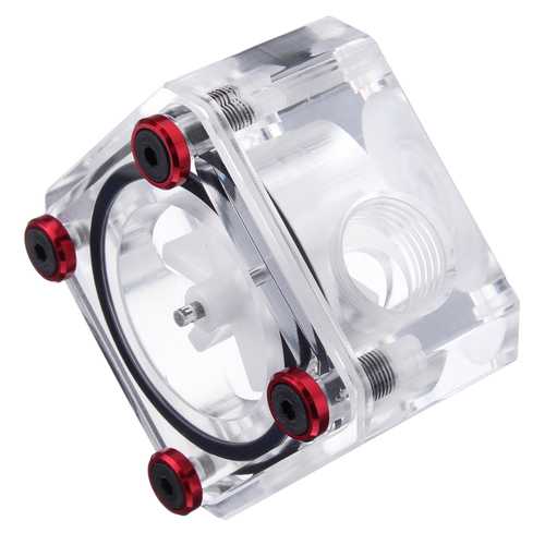 Bykski B-FMPA-X 3-Way G1/4 Thread Water Cooling Flow Meter - High Precision Liquid Cooling System Monitor for PC Gaming Rigs & Custom Loop Builds