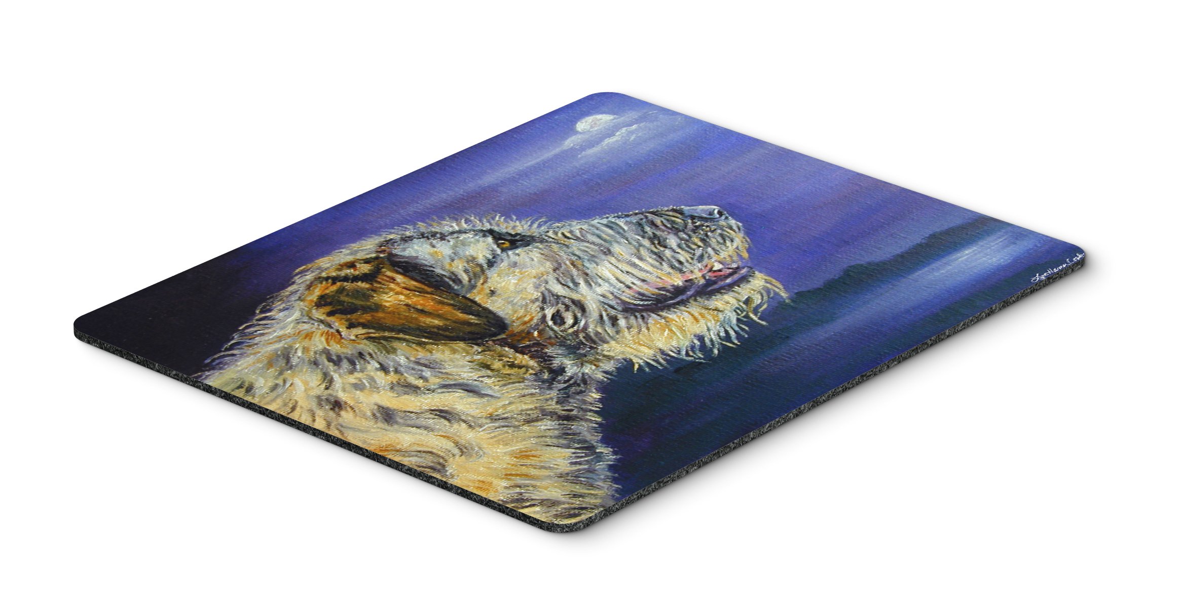 Irish Wolfhound Mouse Pad & Trivet - Washable Large Desk Mat for Home Office, Gaming, and Computer Use - Durable Non-Slip Surface for Laptops & Workspaces