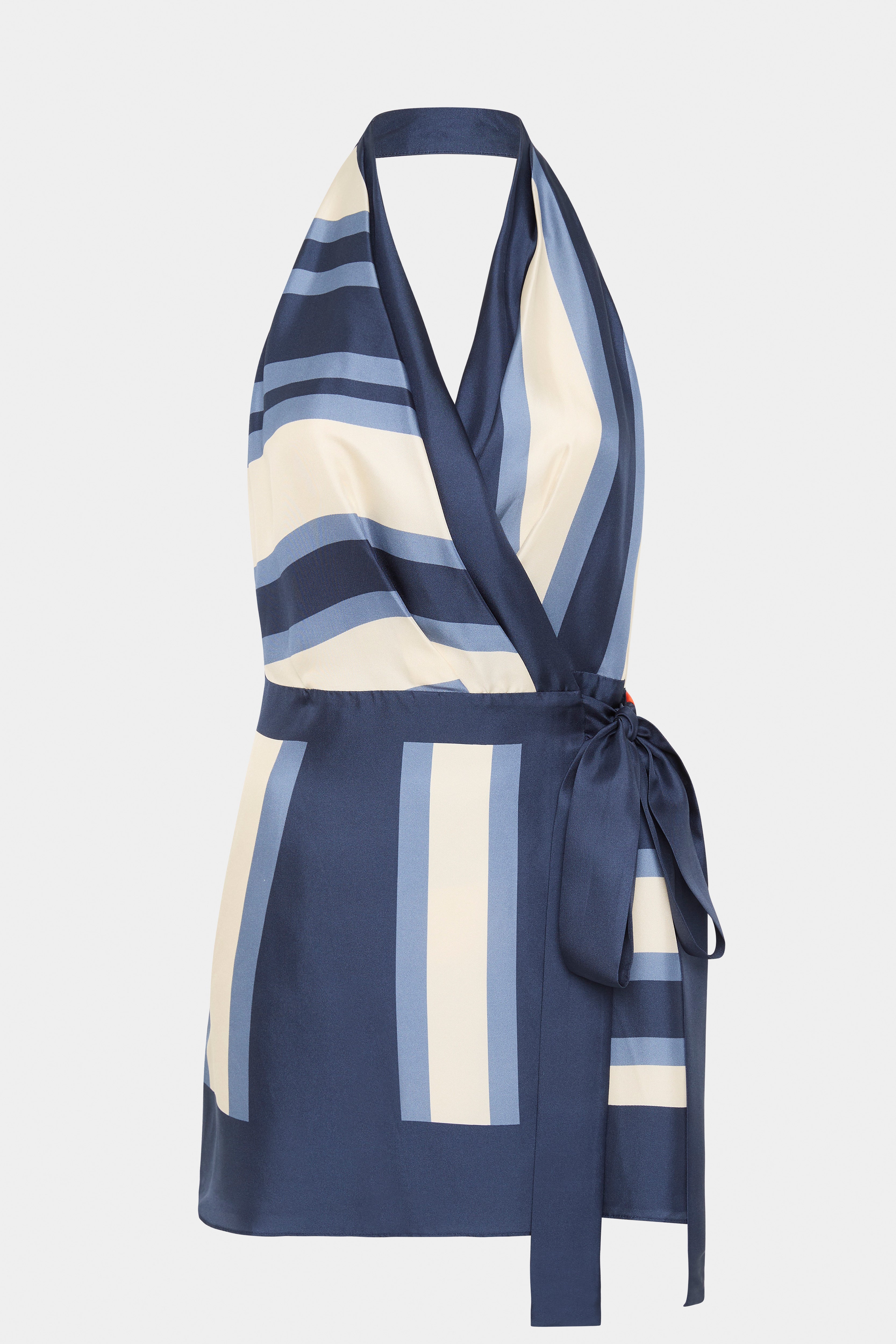 Sexy Dazed Wrap Halter Mini Dress for Women - Summer Beach Party, Club Night Out, Date Night Outfit