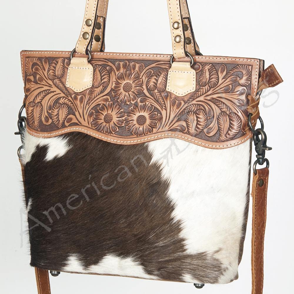 American Darling Genuine Leather Concealed Carry Crossbody Purse - Handcrafted with Hidden Gun Compartment for Women | Perfect for Everyday Use, Travel & Self-Defense