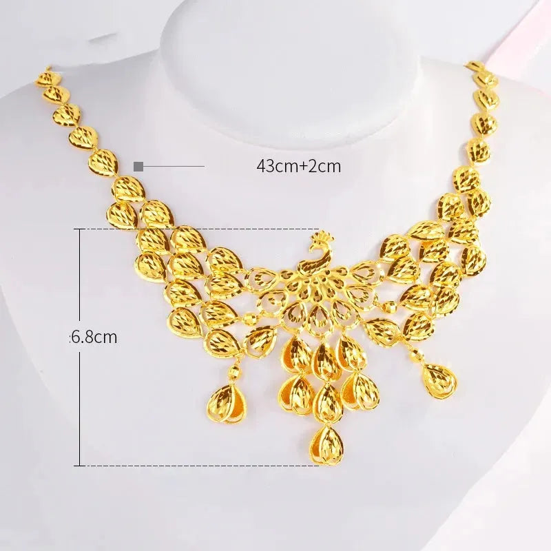 24K Pure Gold Necklace - Real AU 999 Solid Gold Chain for Women, Classic & Trendy Fine Jewelry Gift for Birthday, Anniversary, Party & Special Occasions - 2023 New Arrival