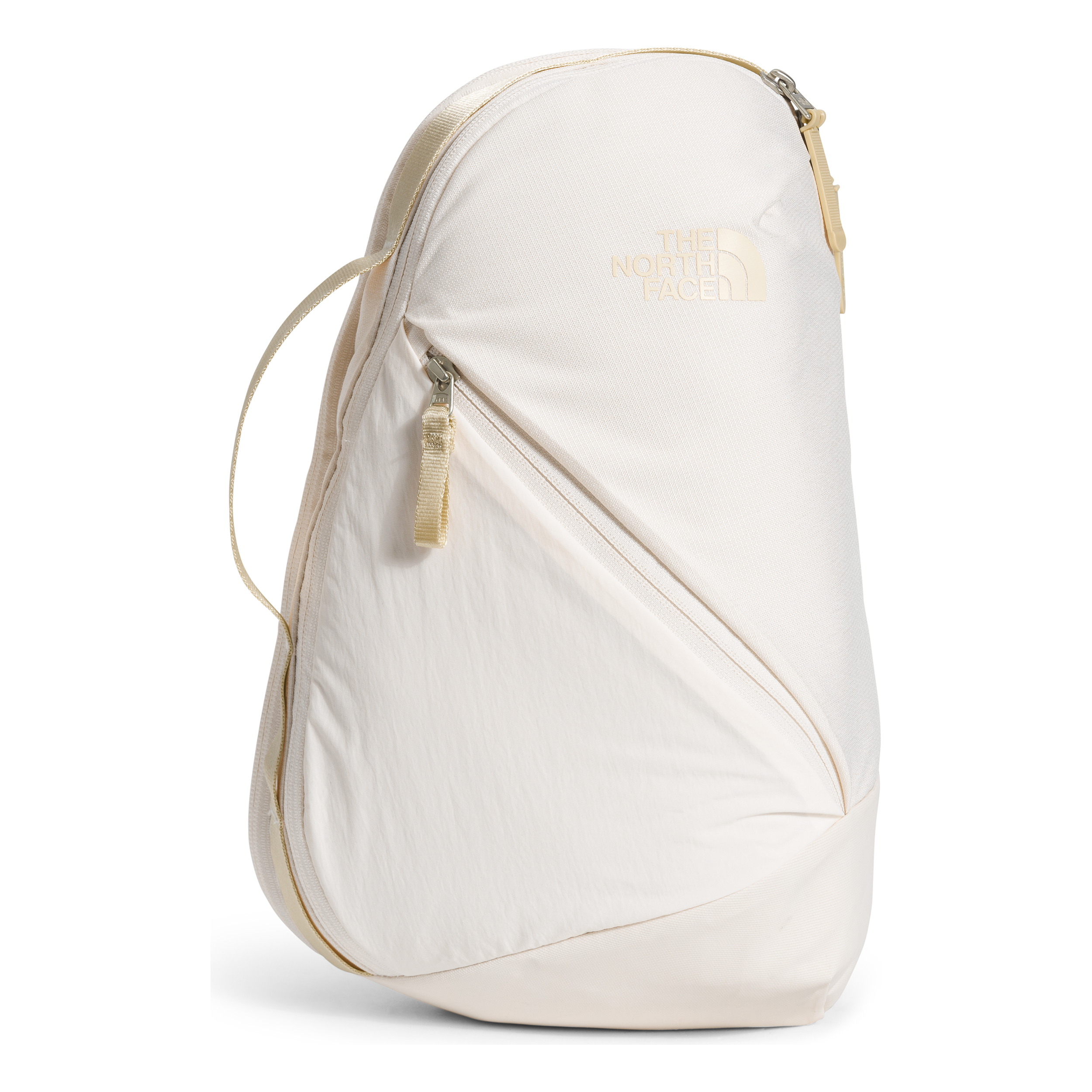 The North Face Women's Isabella Sling Crossbody Bag - Gardenia White & Dark Heather Gravel - Perfect for Travel, Hiking & Everyday Use
