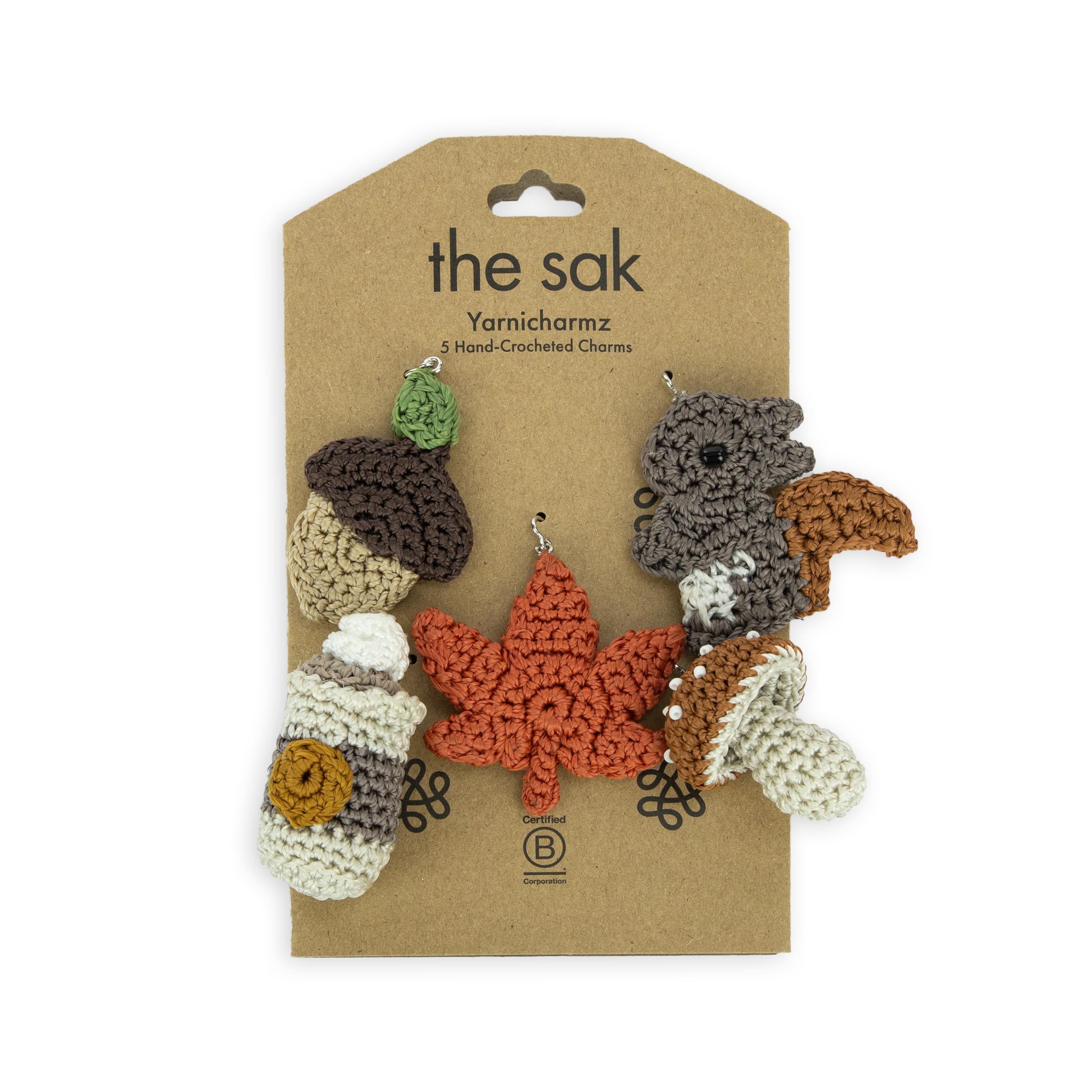 Yarnicharmz 5 Pack - Premium Quality Yarn Charms for Knitting & Crocheting - Perfect for DIY Crafts, Scrapbooking, and Jewelry Making