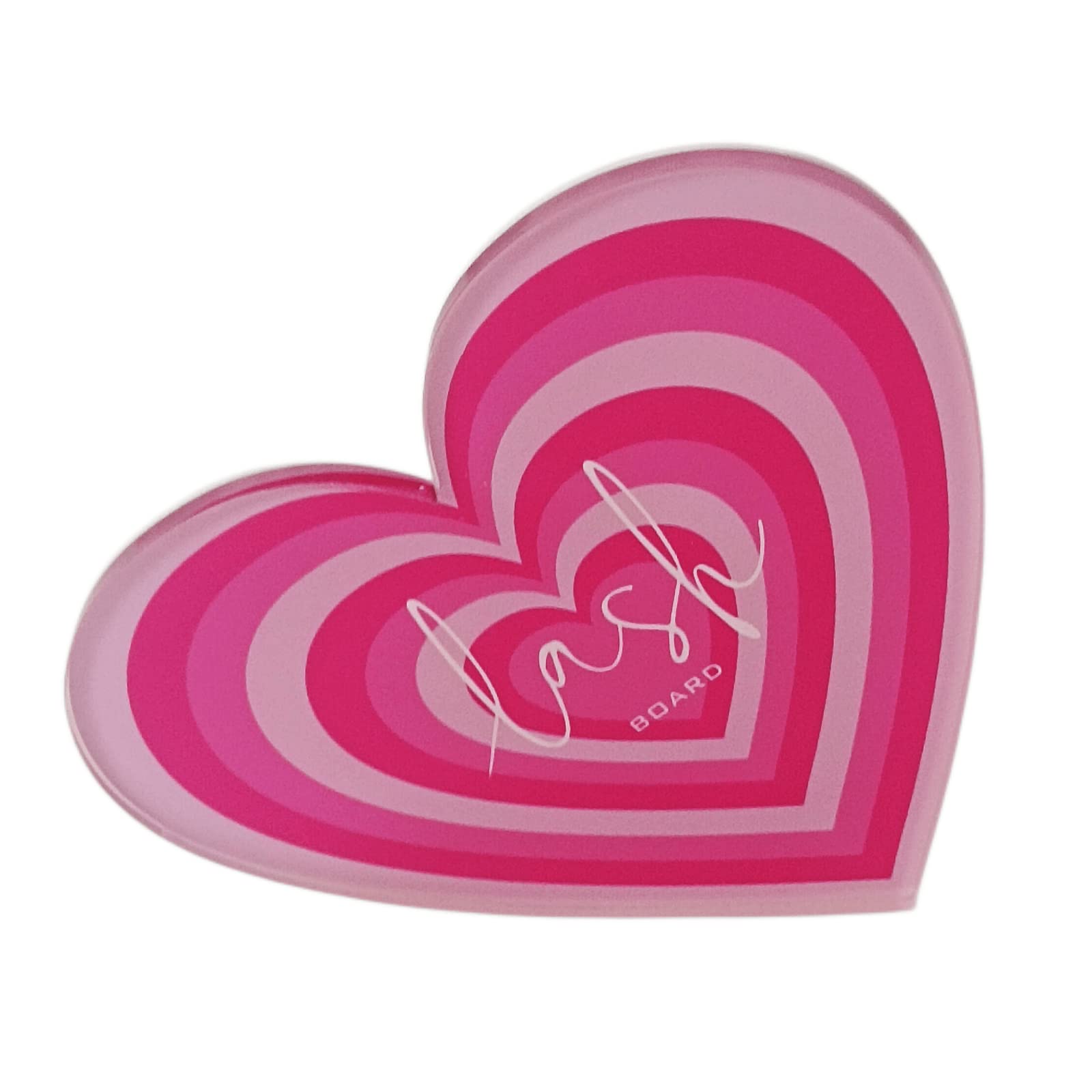Professional Acrylic Lash Tile Holder - Heart-Shaped Eyelash Extension Palette for Individual Lash Training & Storage | Perfect for Salon, Home Use & Makeup Artists
