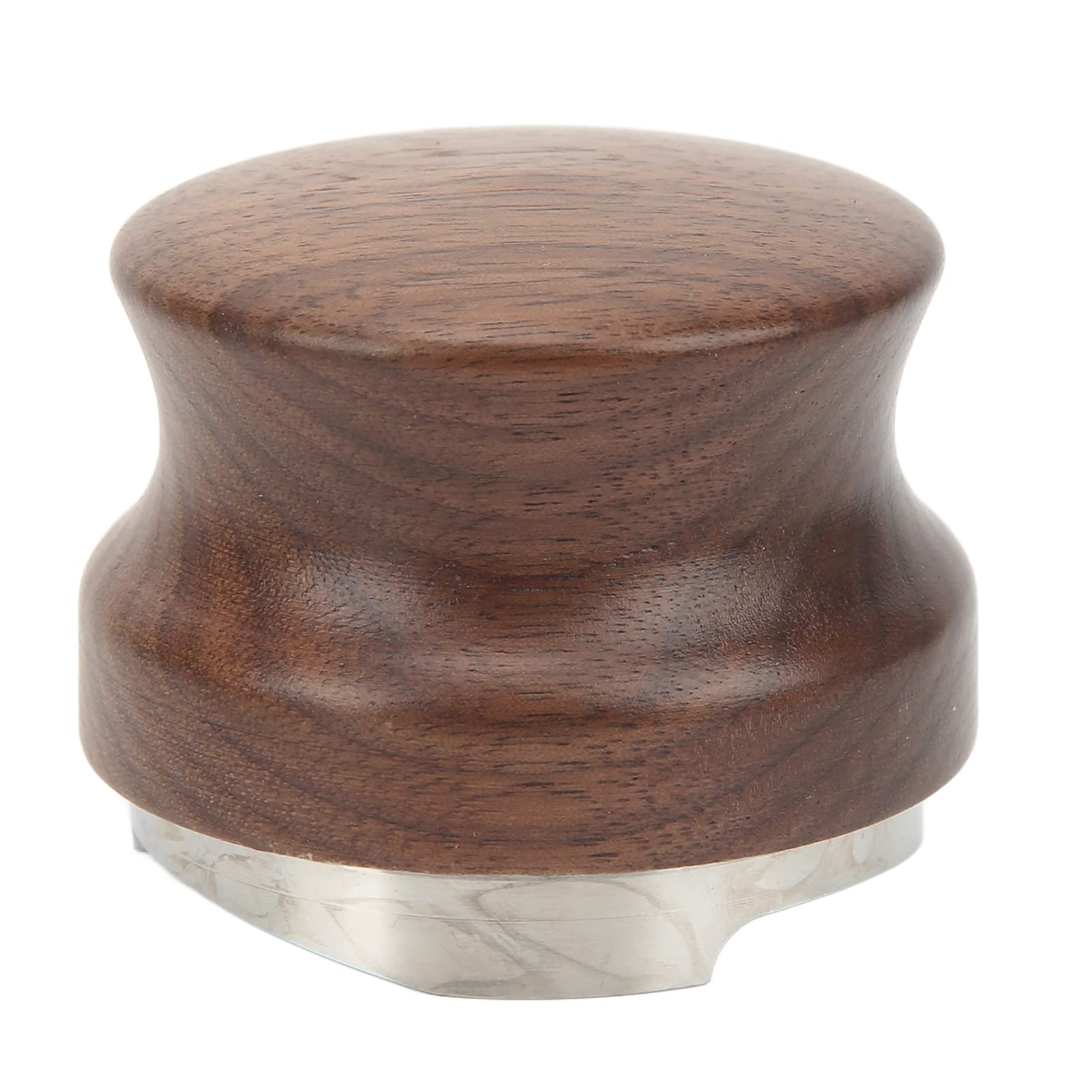 58mm Coffee Distributor & Leveler - Heat Resistant Espresso Hand Tamper with Wood Handle for Barista, Home Coffee Brewing, Office & Cafe Use