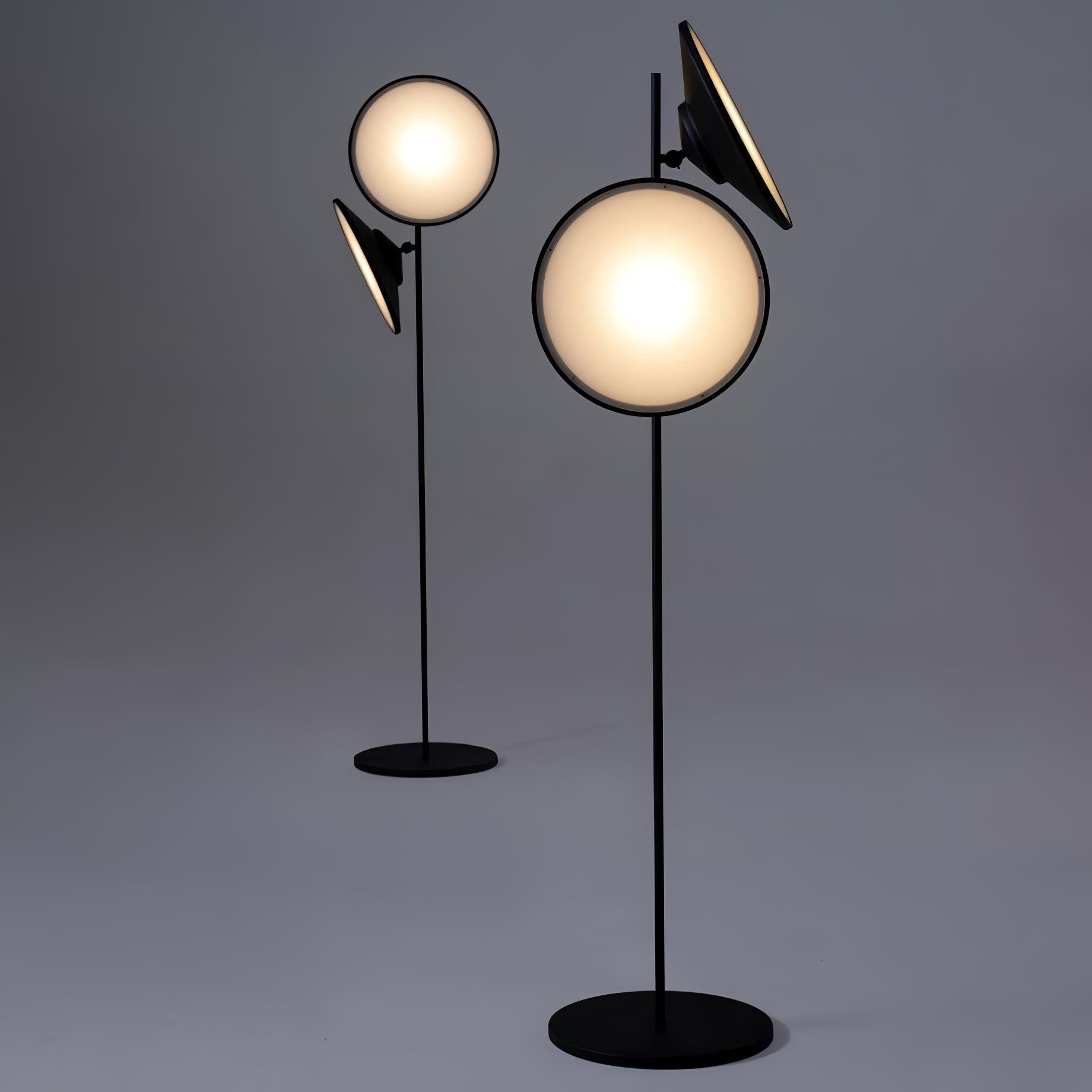 Modern Bulat Floor Lamp - Adjustable LED Standing Light for Living Room, Bedroom & Office - Dimmable Tall Lamp with Remote Control for Home Decor & Ambient Lighting