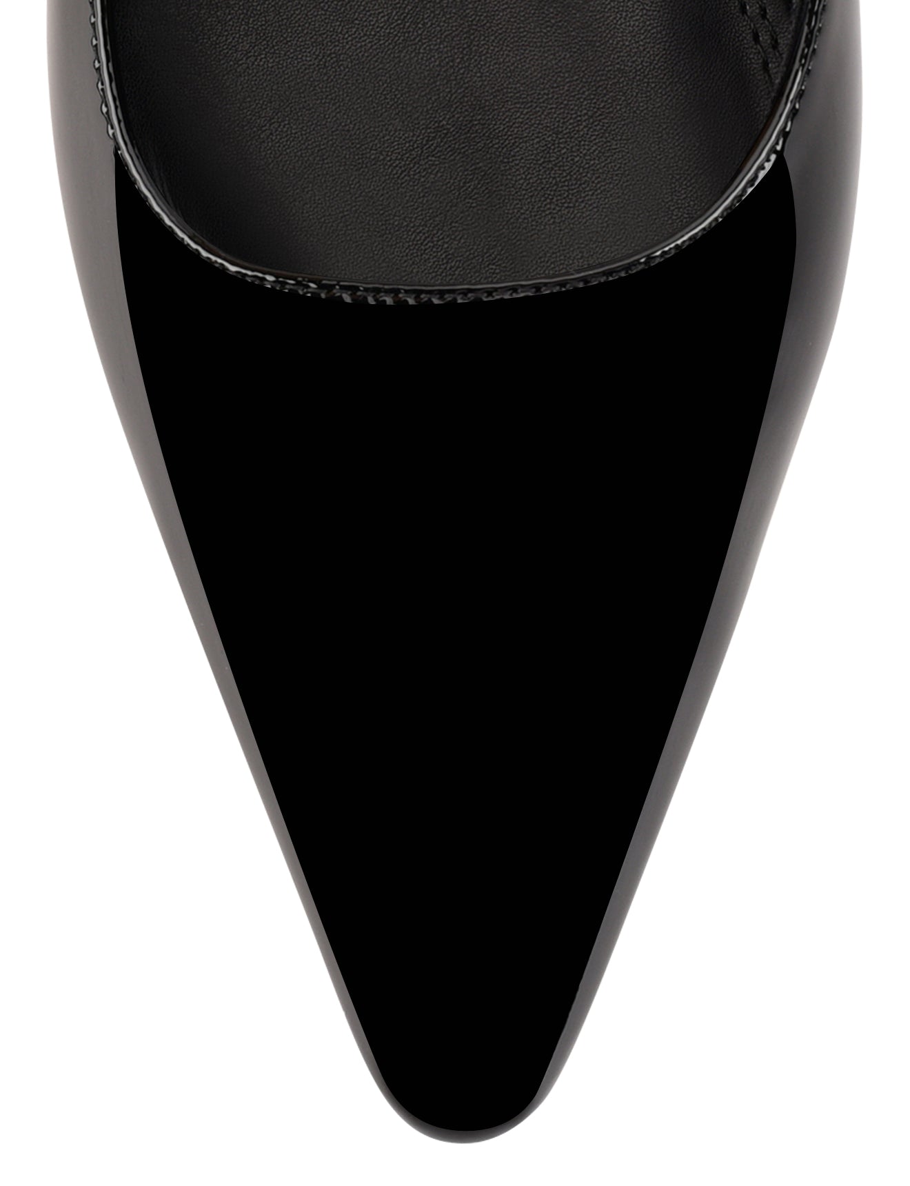 Alana Slingback Flats for Women - Black Patent Leather Pointed Toe Shoes | Comfortable Dress Flats for Work, Office & Special Occasions