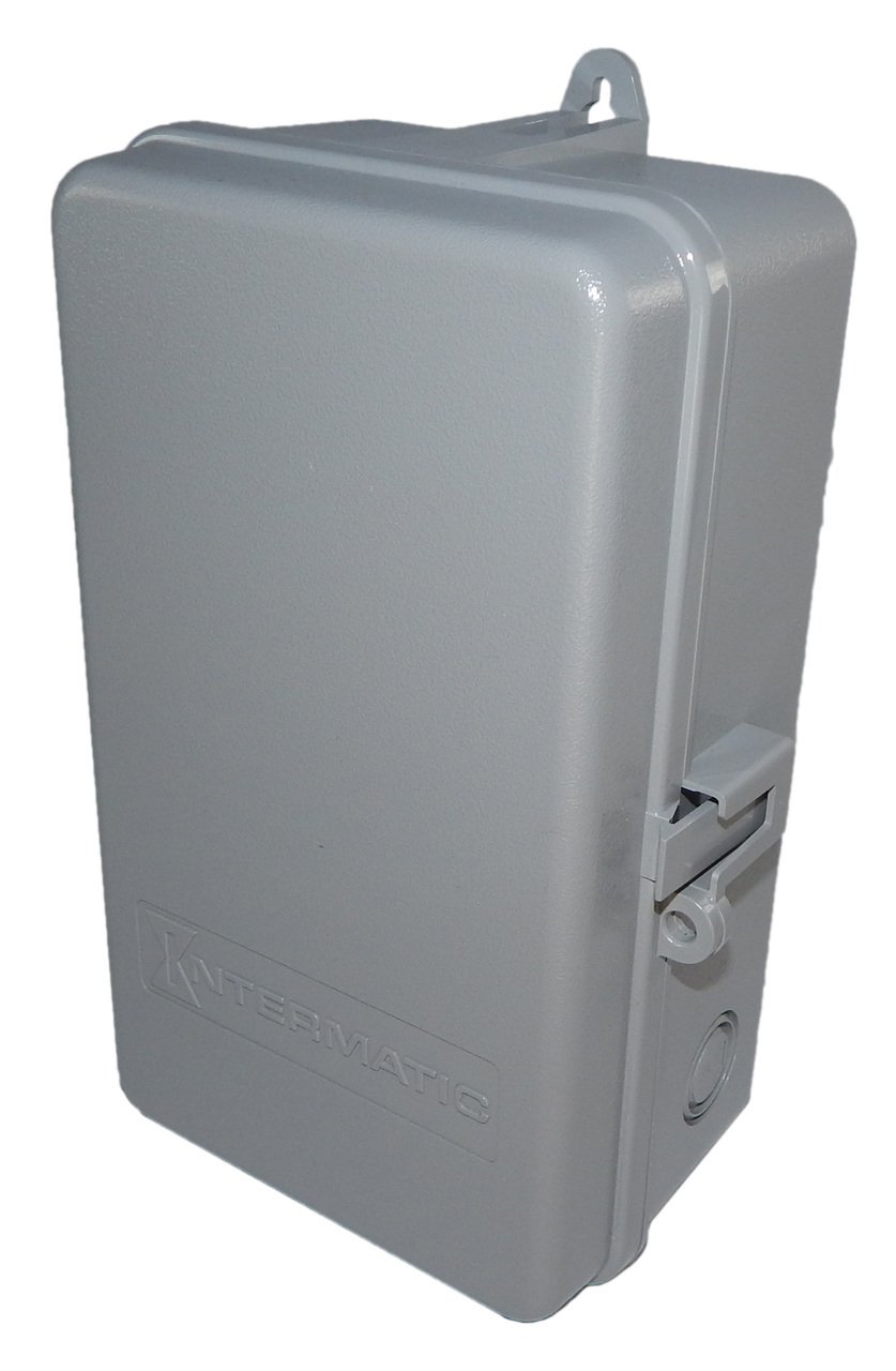 Intermatic T101P Plastic Enclosure 125V SPST Multi-Purpose Timer for Home, Garden & Outdoor Lighting Automation