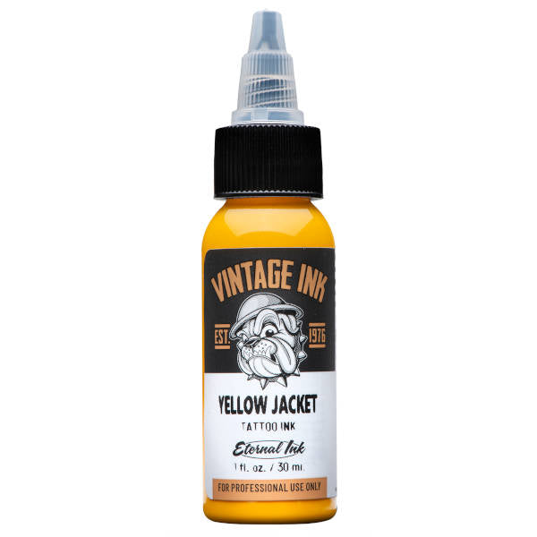Eternal Vintage Yellow Jacket Ink - Premium Calligraphy Ink for Fountain Pens, Dip Pens & Art Projects - Perfect for Lettering, Scrapbooking & Vintage Style Writing