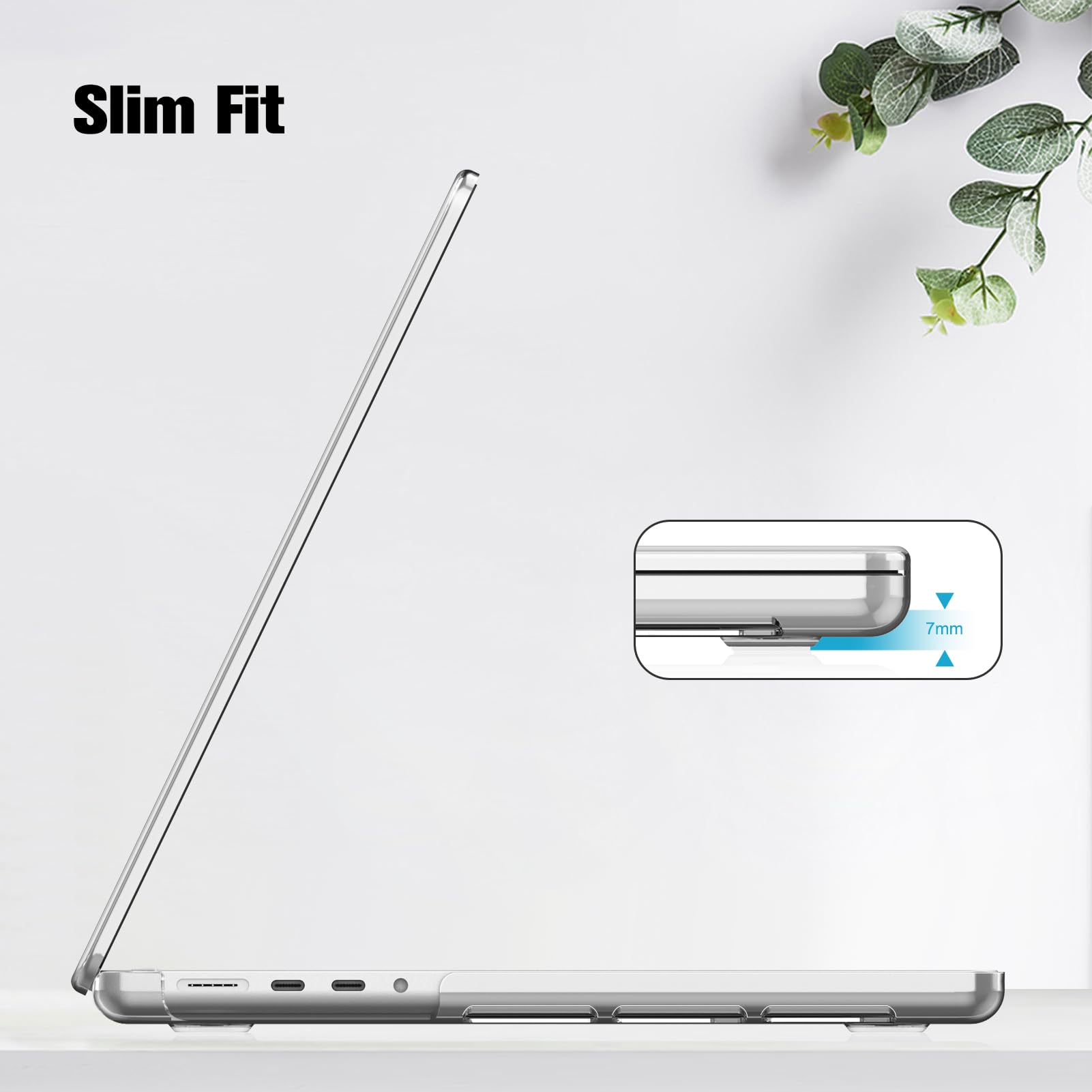 Fintie Crystal Clear Hard Shell Protective Case for MacBook Pro 16 Inch (2021-2024 Models A2485/A2780/A2991/A3186/A3403) - Compatible with M1/M2/M3/M4 Pro/Max Chip - Slim Snap-On Cover for Work, Travel & School