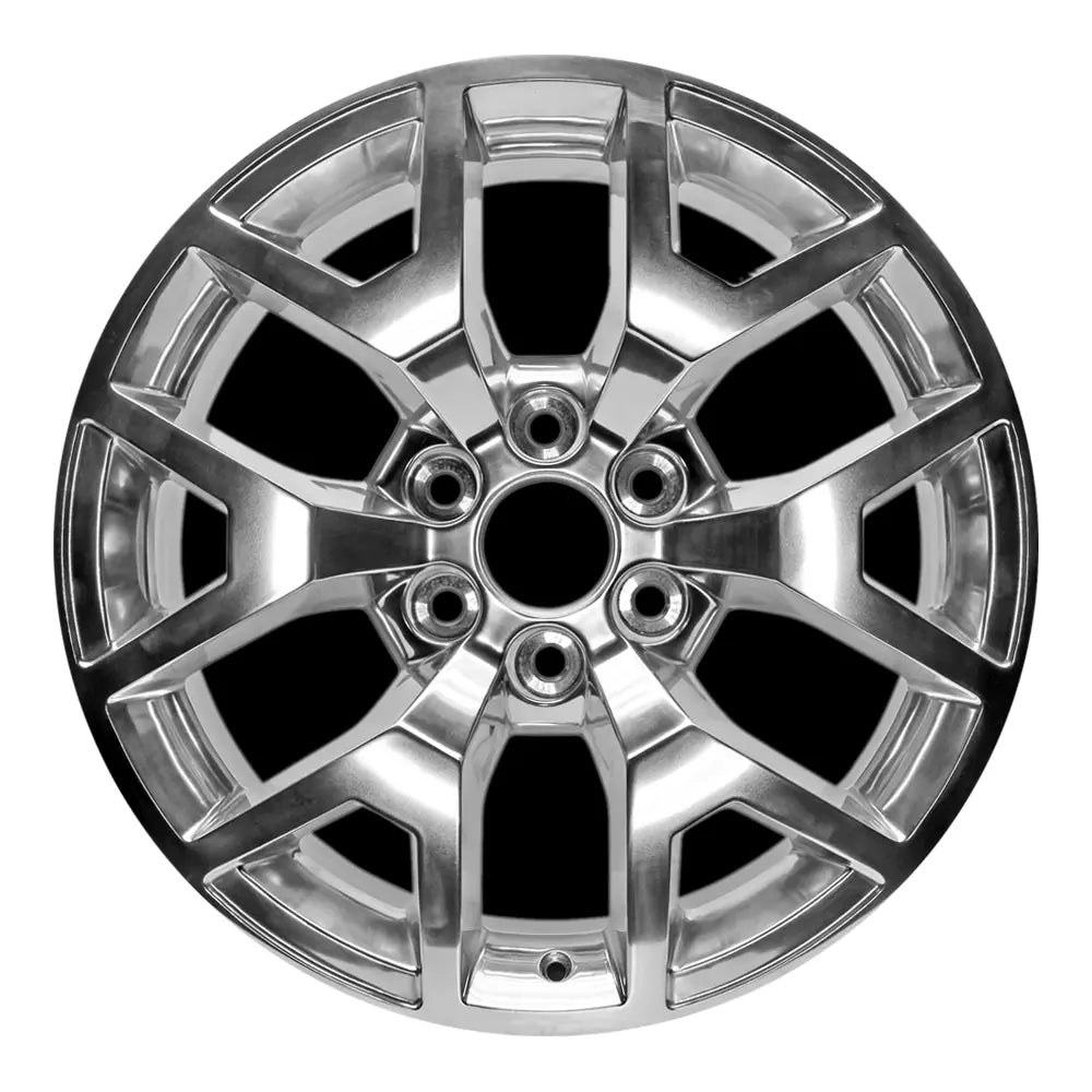 20 Inch GM Trucks Rim ALY05698 Polished Honeycomb OEM Wheel 2014-2020 (Part# 20937765) - Perfect for Chevy Silverado & GMC Sierra Upgrades