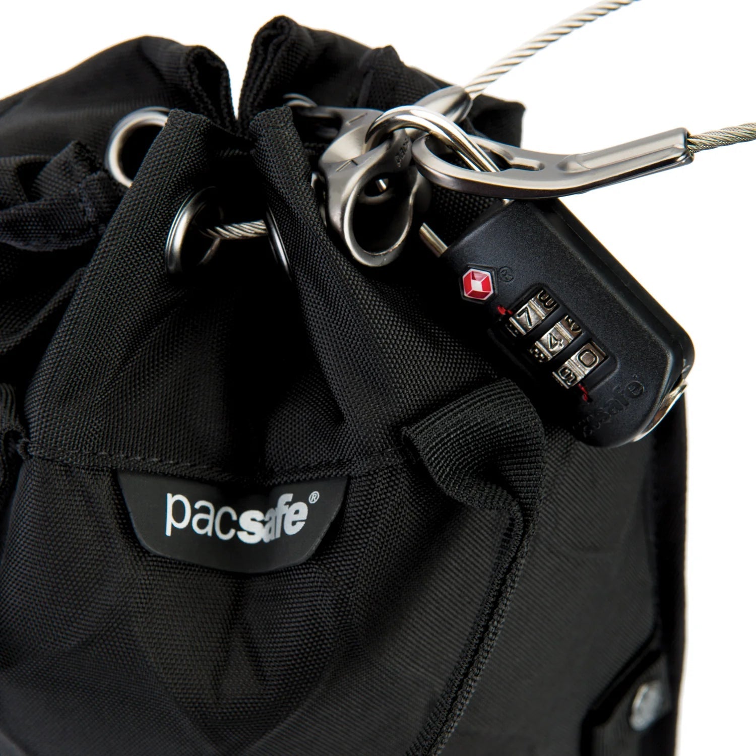 Pacsafe Travelsafe® 12L GII Anti-Theft Portable Safe - Secure Travel Lock Bag for Passport, Cash & Valuables - Perfect for Hotels, Beaches & Backpacking Trips