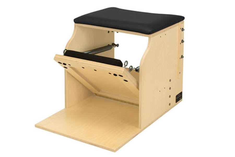 Peak Pilates Low Chair with Single Pedal - Professional Home & Studio Pilates Equipment for Core Strength Training & Rehabilitation