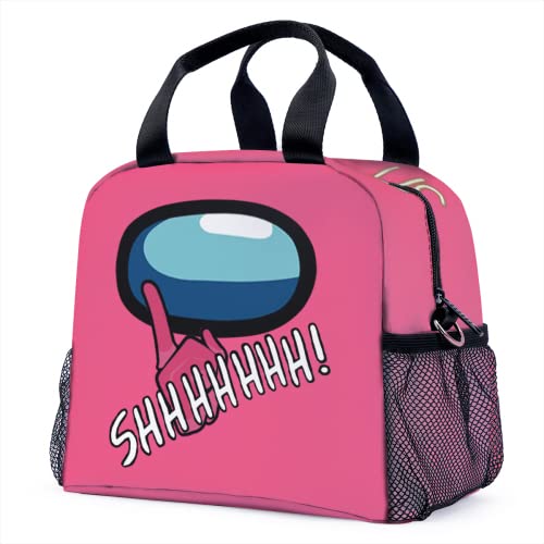 Insulated Lunch Bag for Women - Reusable & Portable Cooler Lunch Box for School, Work, Picnic | Fun Game Design | Perfect for Office, Outdoor Activities & Daily Commute