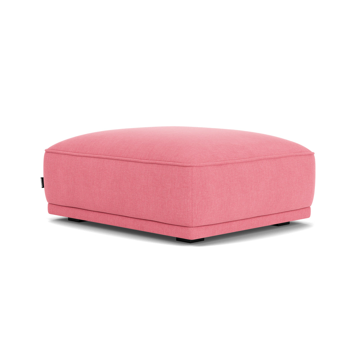 Leonora Fabric Storage Ottoman with Tufted Top - Stylish Footrest, Coffee Table & Extra Seating for Living Room, Bedroom & Dorm