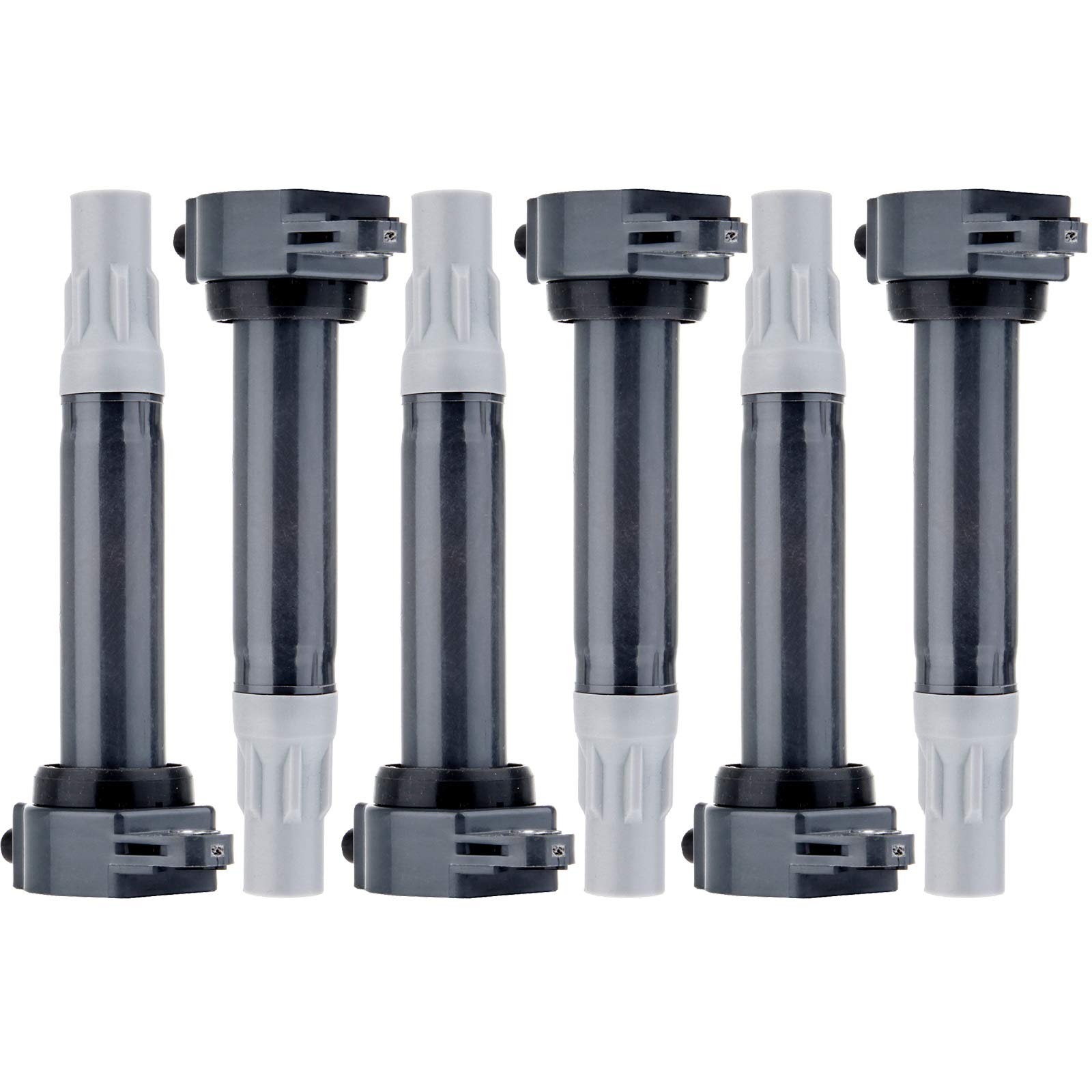 High Performance Ignition Coil Pack Set of 6 - Compatible with 2.7L 3.5L 4.0L V6 Chrysler 300, Dodge Charger, Challenger, Grand Caravan 2006-2010 - Perfect for Engine Tune-Ups & Performance Upgrades