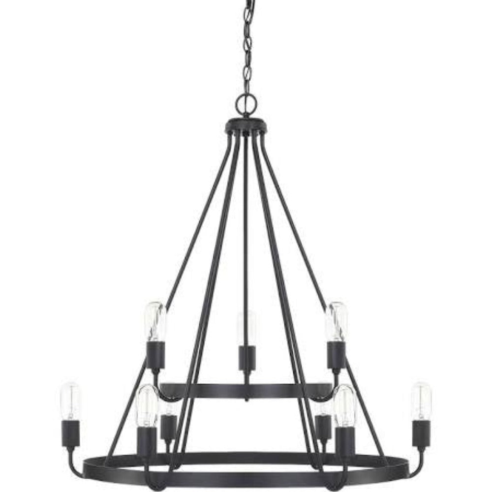 Balboa Chandelier - Elegant Crystal Ceiling Light Fixture for Dining Room, Living Room & Bedroom | Modern Home Decor Lighting