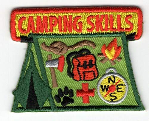 Scout & Camping Iron On Patches for Boys & Girls - Durable Embroidered Badges for Cub Scouts, Campers & Outdoor Adventures - Perfect for Backpacks, Jackets & Uniforms