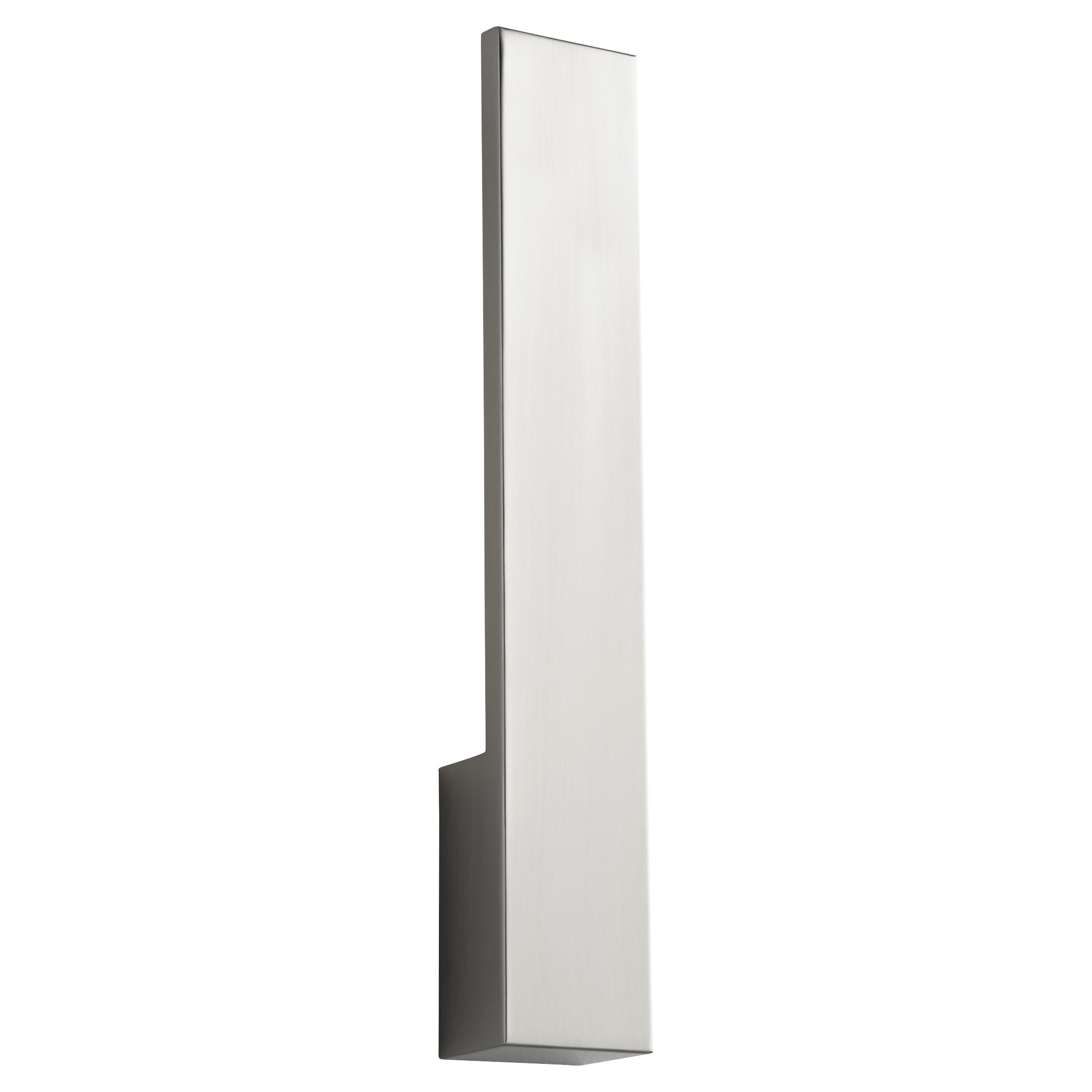 Oxygen Icon 3 511 24 Wall Sconce Light Fixture in Satin Nickel Finish - Perfect for Bedroom, Hallway, and Entryway Lighting