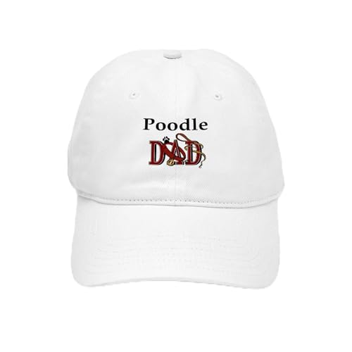 White - Poodle Dad Cap