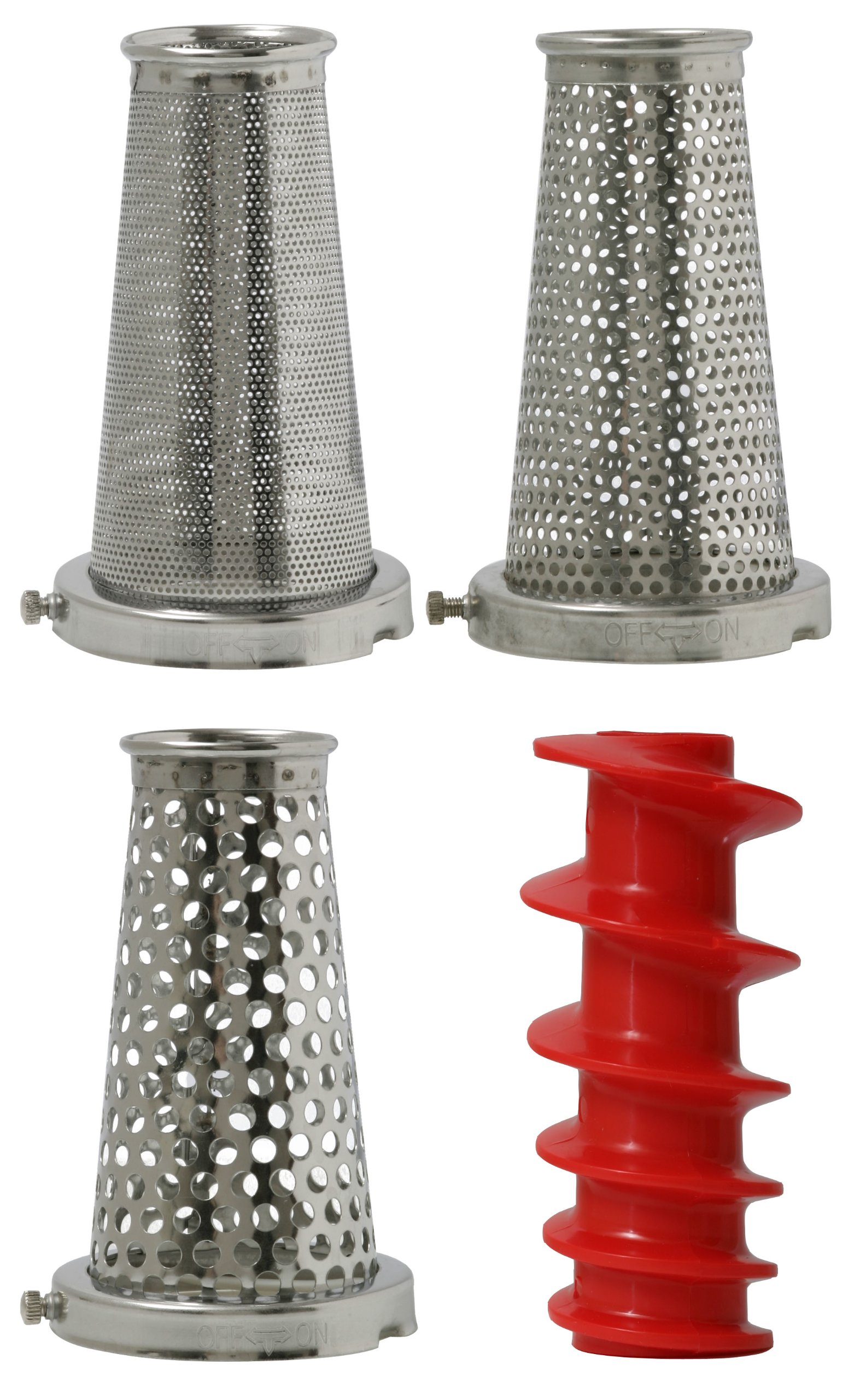 VKP Brands 4-Piece Small Strainer Screen Set - Fine Mesh Kitchen Strainers for Tea, Spices, and Herbs - Perfect for Cooking, Baking, and Food Prep