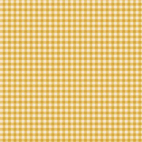 Tilda Spring and Easter Pastels Fabric - Gingham Yellow (160065) for DIY Crafts, Quilting, and Home Decor - Perfect for Seasonal Sewing Projects