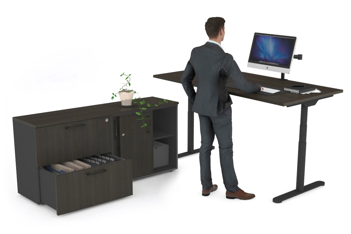 Flexi Premium Height Adjustable Standing Desk - 1800L x 700W Electric Sit Stand Workstation for Home Office, Gaming & Study - Ergonomic Executive Desk for Productivity & Comfort