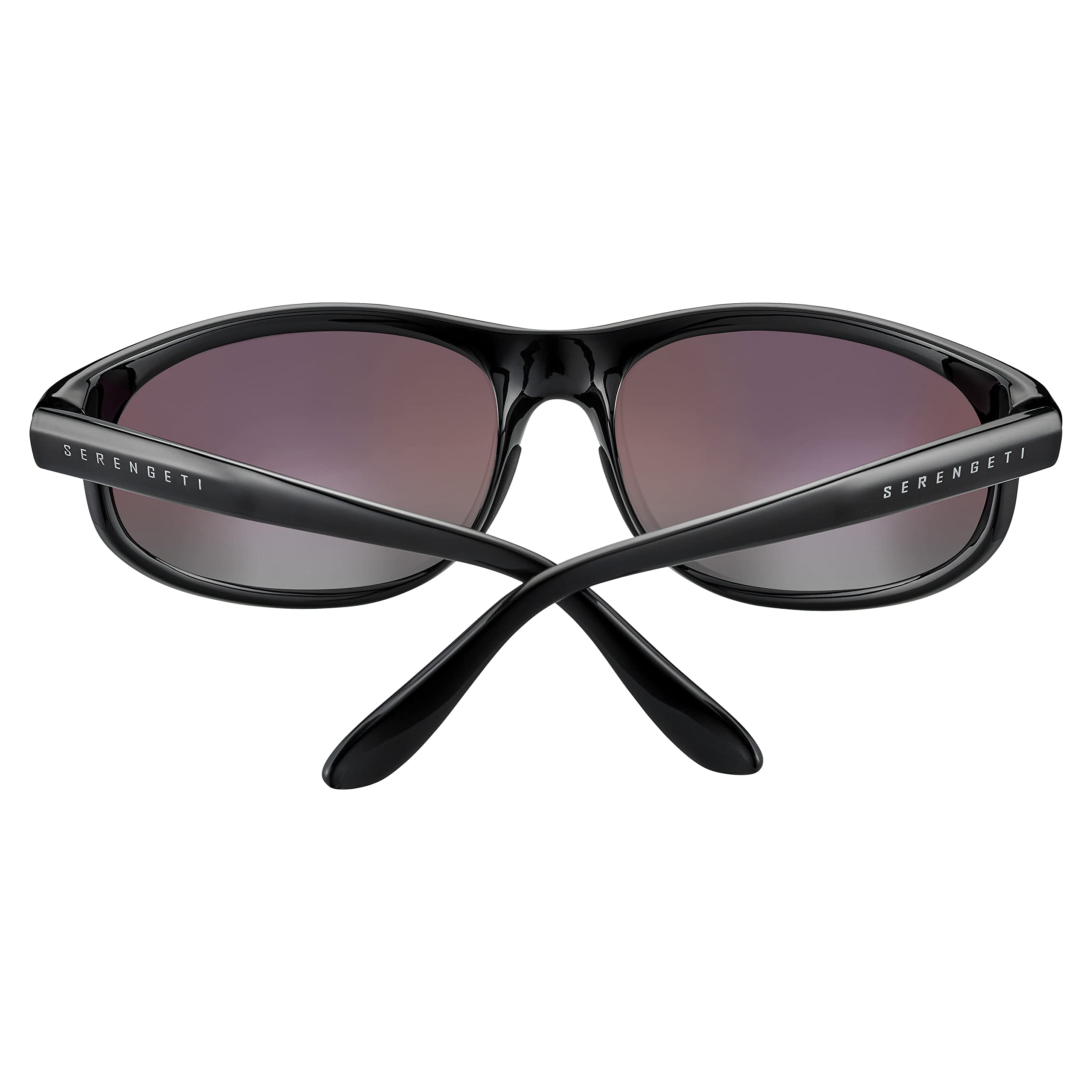 Serengeti Summit Polarized Sedona Bi-Mirror Men's Sunglasses - Lightweight Wrap-Around Sunglasses with Photochromic UV Protection for Outdoor Sports & Driving