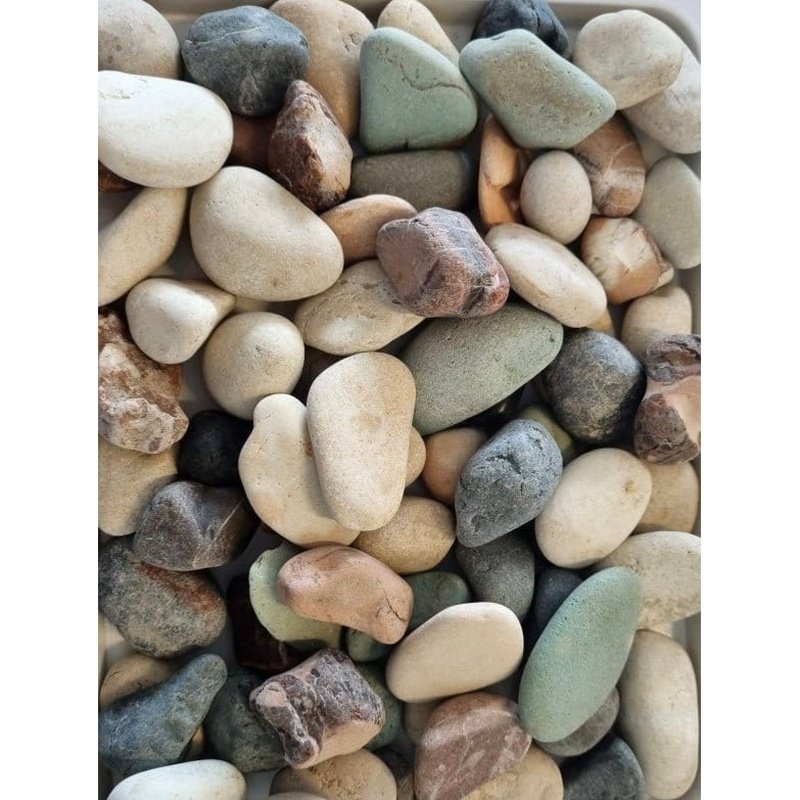 Aqua Natural Turtle & Axolotl Pebbles - 5kg Safe Substrate for Aquatic Pets | Perfect for Aquariums, Terrariums & Reptile Habitats