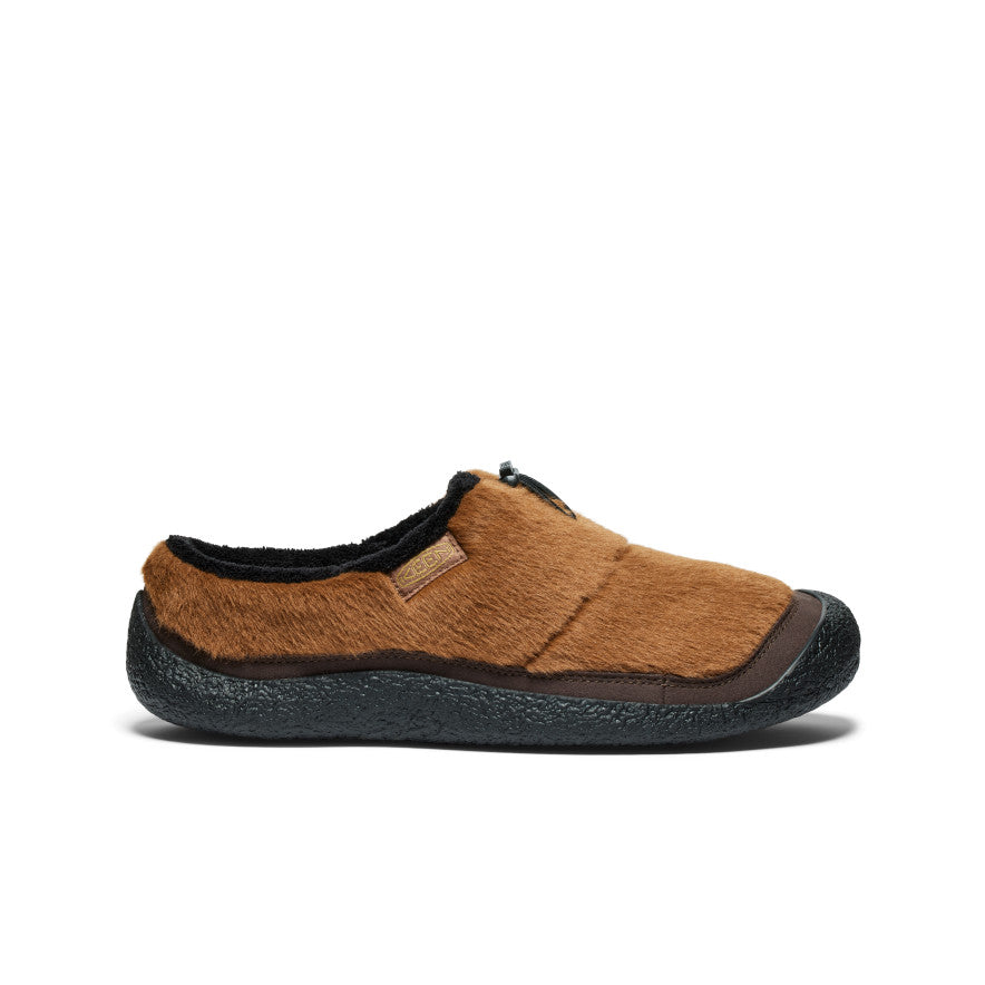 Men's Howser III Slide Sandals - Bison/Black | Comfortable & Durable Slides for Casual Wear, Beach, Pool & Outdoor Activities