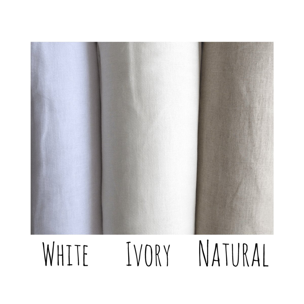 Premium Sheer French Linen Fabric by the Yard - Lightweight & Breathable Material for Curtains, Dresses & Home Decor
