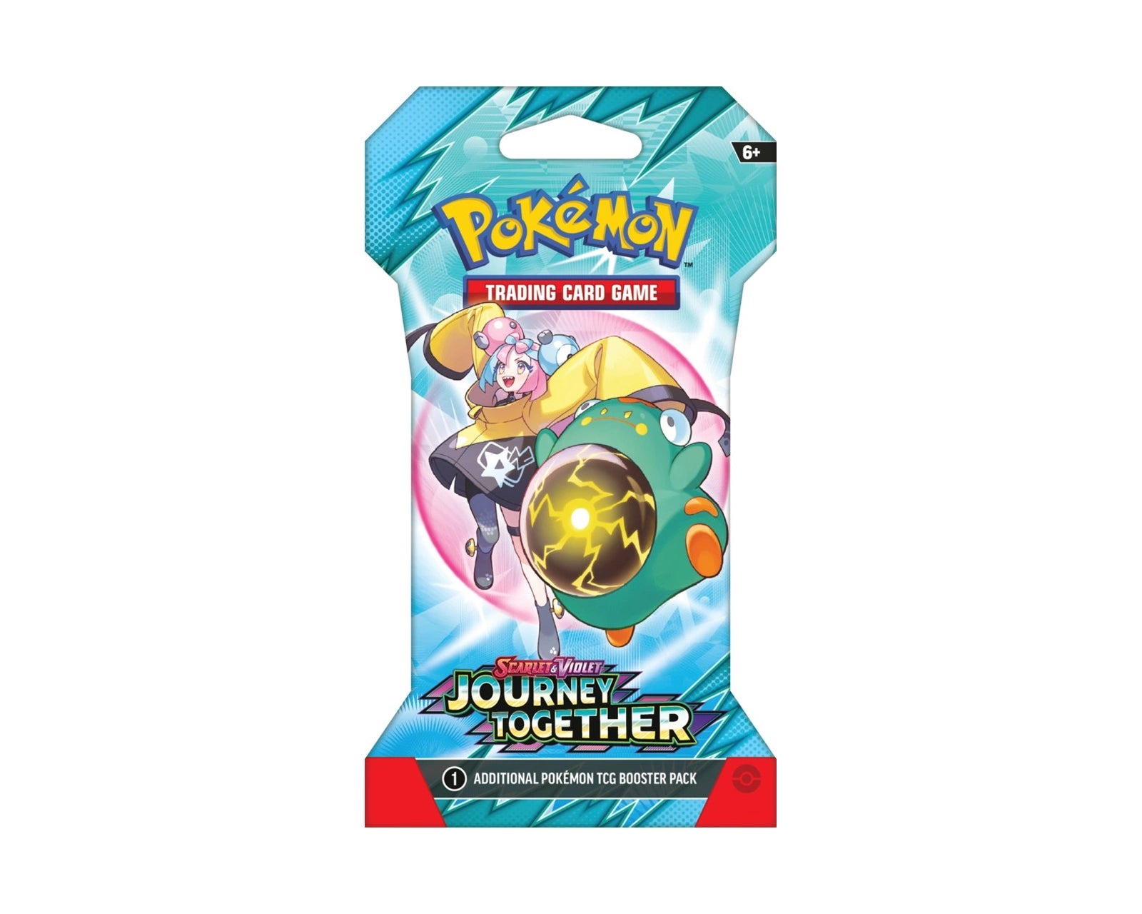 Pokemon TCG: SV9 Journey Together Sleeved Booster Pack - Collectible Trading Cards for Battles & Gifts | Perfect for Pokemon Fans, Tournaments & Card Collectors