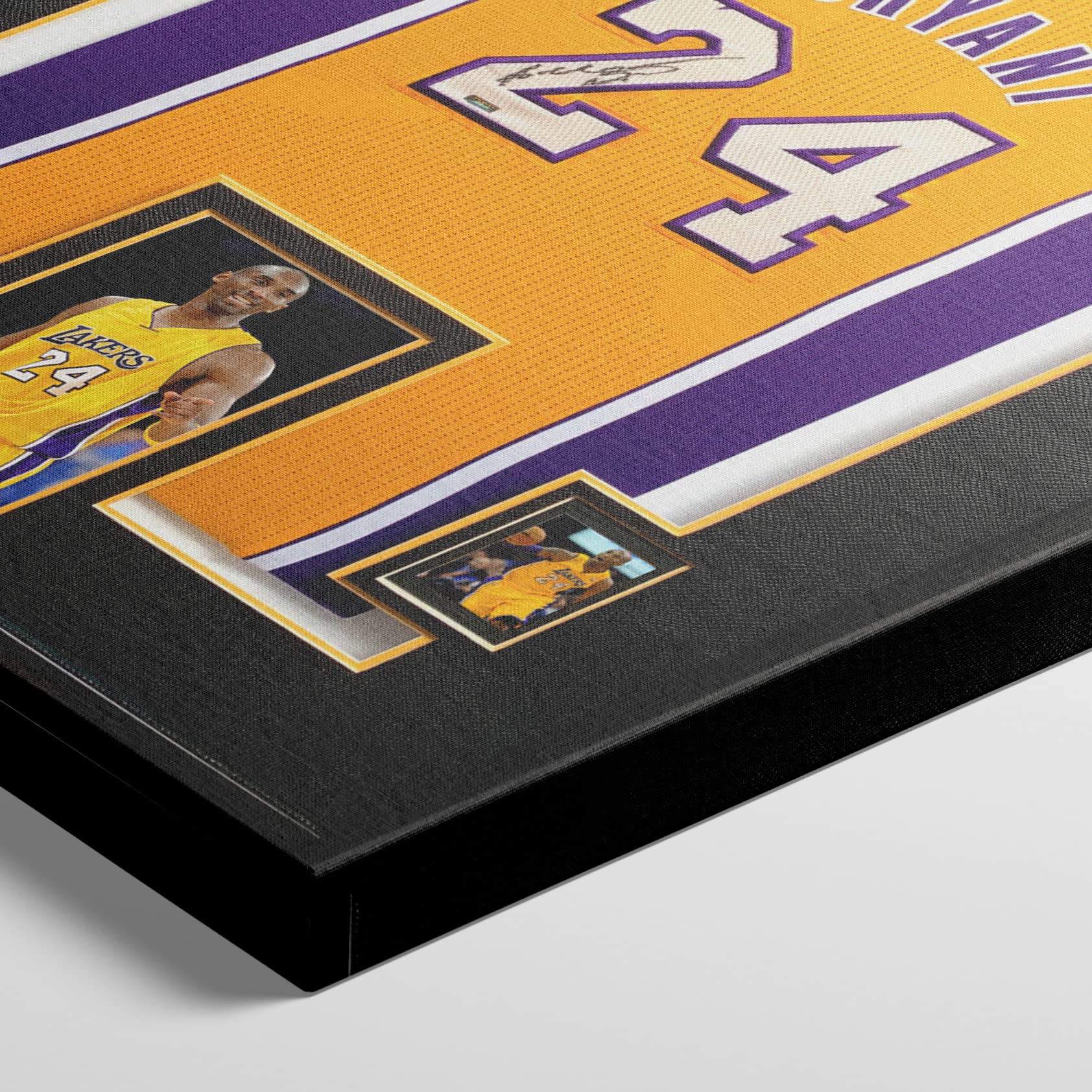 Kobe Bryant Motivational Wall Art Painting - NBA Jersey Poster Print for Boys Room, Bedroom & Home Decor - Perfect for Sports Fans & Basketball Lovers
