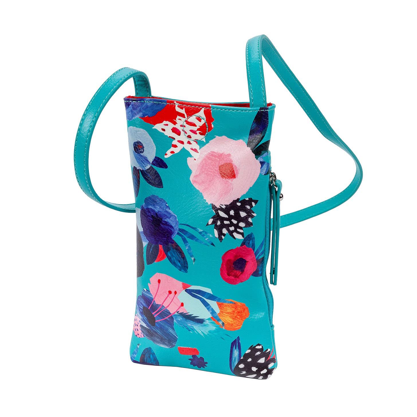 Sydney Love Floral Print Vegan Leather Phone Crossbody Bag for Women - Trendy Small Purse with Adjustable Strap for iPhone, Android, Essentials - Perfect for Shopping, Travel & Daily Use