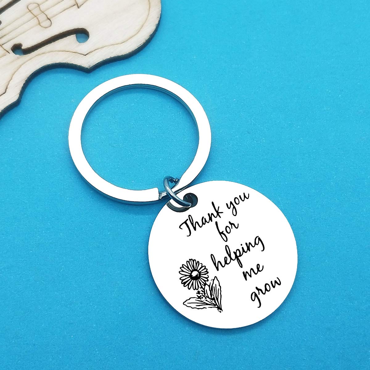 Xiahuyu Teacher Keychain - Thoughtful Teacher Appreciation Gift, Graduation Present, Thank You Gift for Educators - Perfect for Christmas, Birthday & End of Year Celebrations - Ideal for Classroom Gifts, Teacher Recognition & Student Appreciation