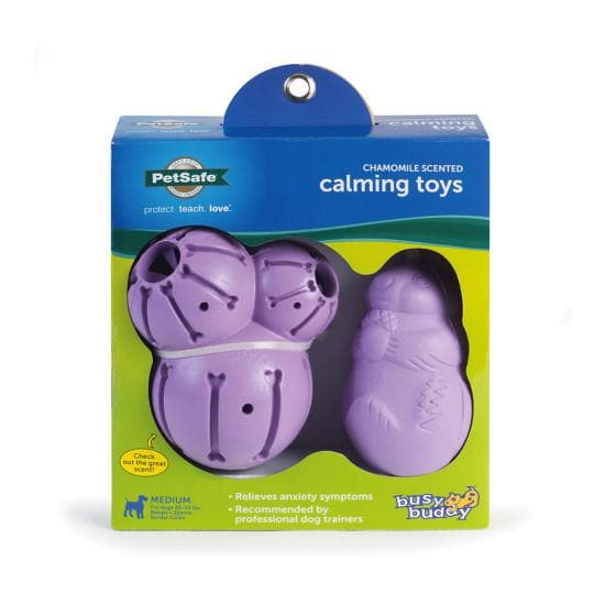 Busy Buddy® Chamomile Calming Aroma Dog Toy Kit – Soothe Anxiety & Stress for Pets – Perfect for Chewing, Playtime & Relaxation at Home or Travel