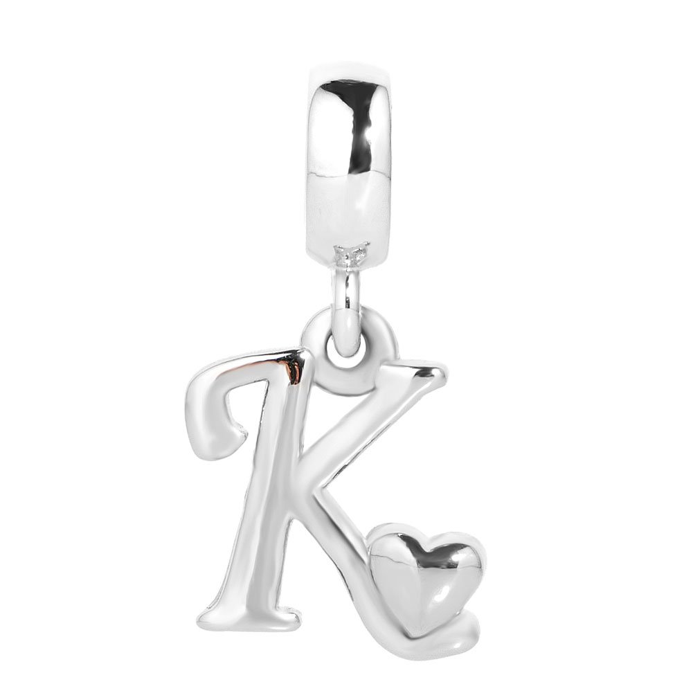 A-Z Alphabet Letter Charms for Bracelets - Dangle Beads for DIY Jewelry Making, Custom Name Necklaces & Friendship Bracelets - Perfect for Gifts, Crafts, and Personalization