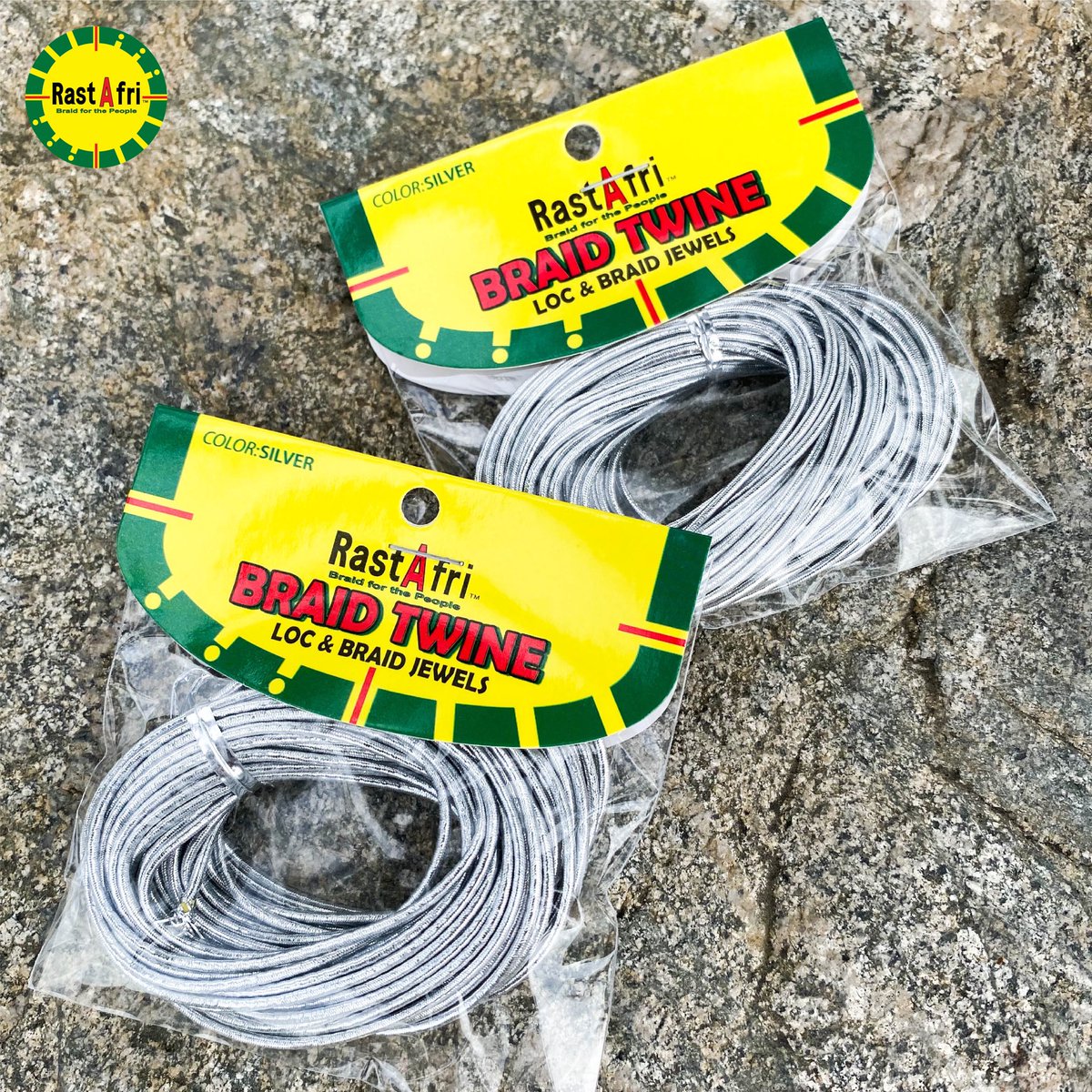Silver Braid Twine Loc & Braid Jewelry for Hair Styling - Perfect for Boho, Festival, and Everyday Hairstyles