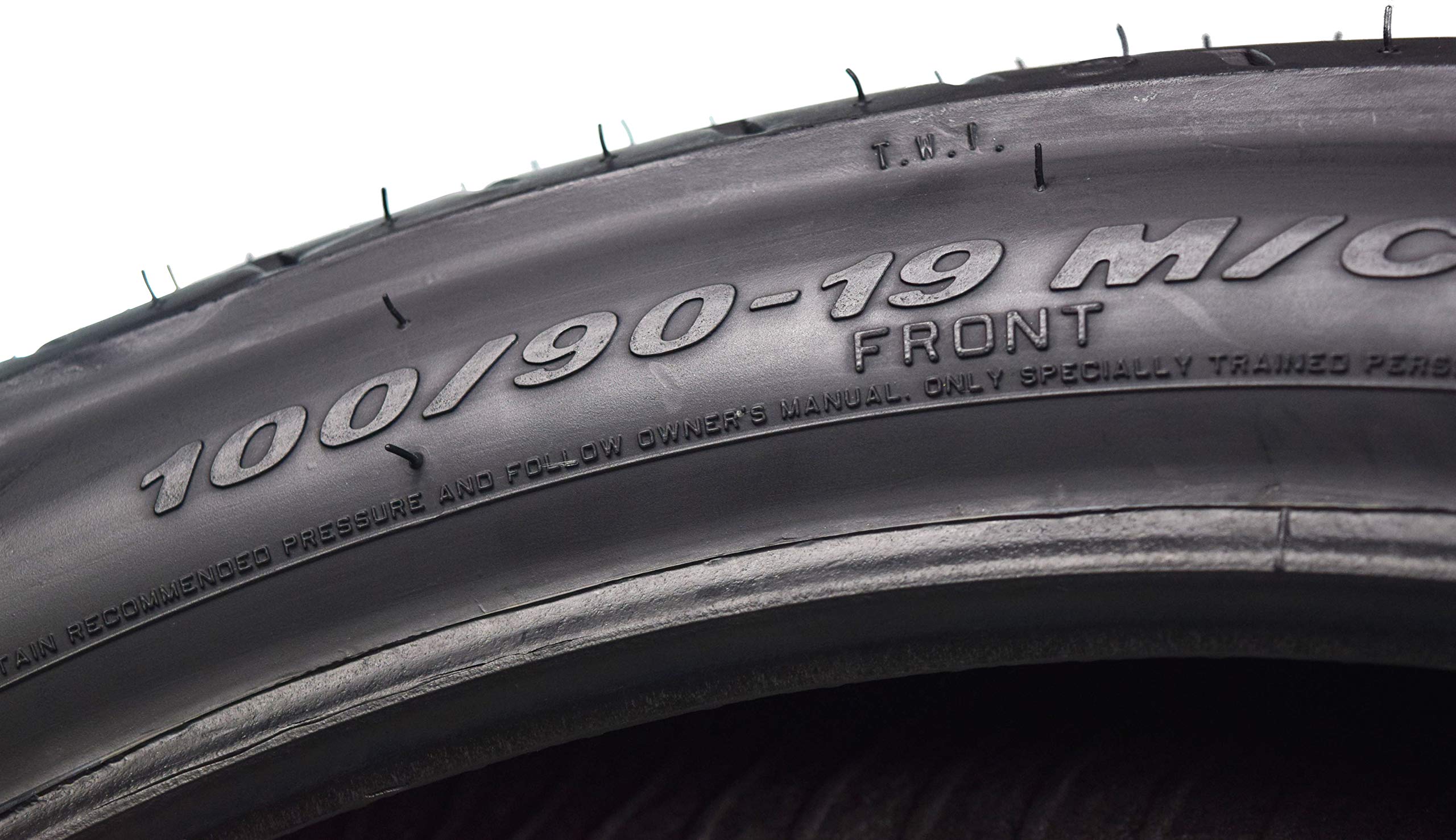 Pirelli Night Dragon Cruiser Motorcycle Tires Set (100/90-19 M/CTL Front) - High-Performance Motorcycle Tires for Night Riding, Cruising & Long-Distance Travel