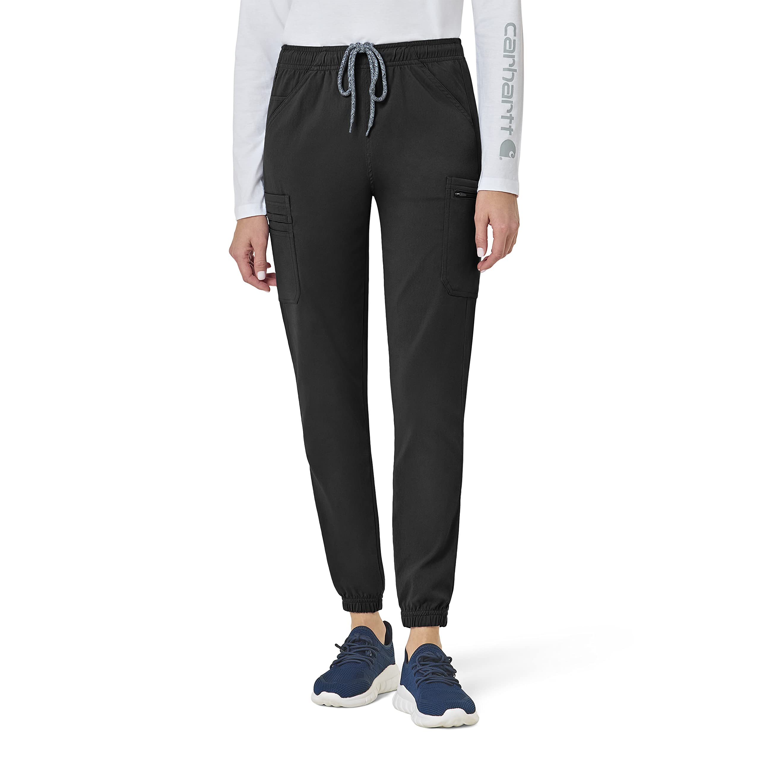 Carhartt Women's Cargo Jogger Scrub Pants - Comfortable Workwear for Nurses, Medical Professionals & Outdoor Activities